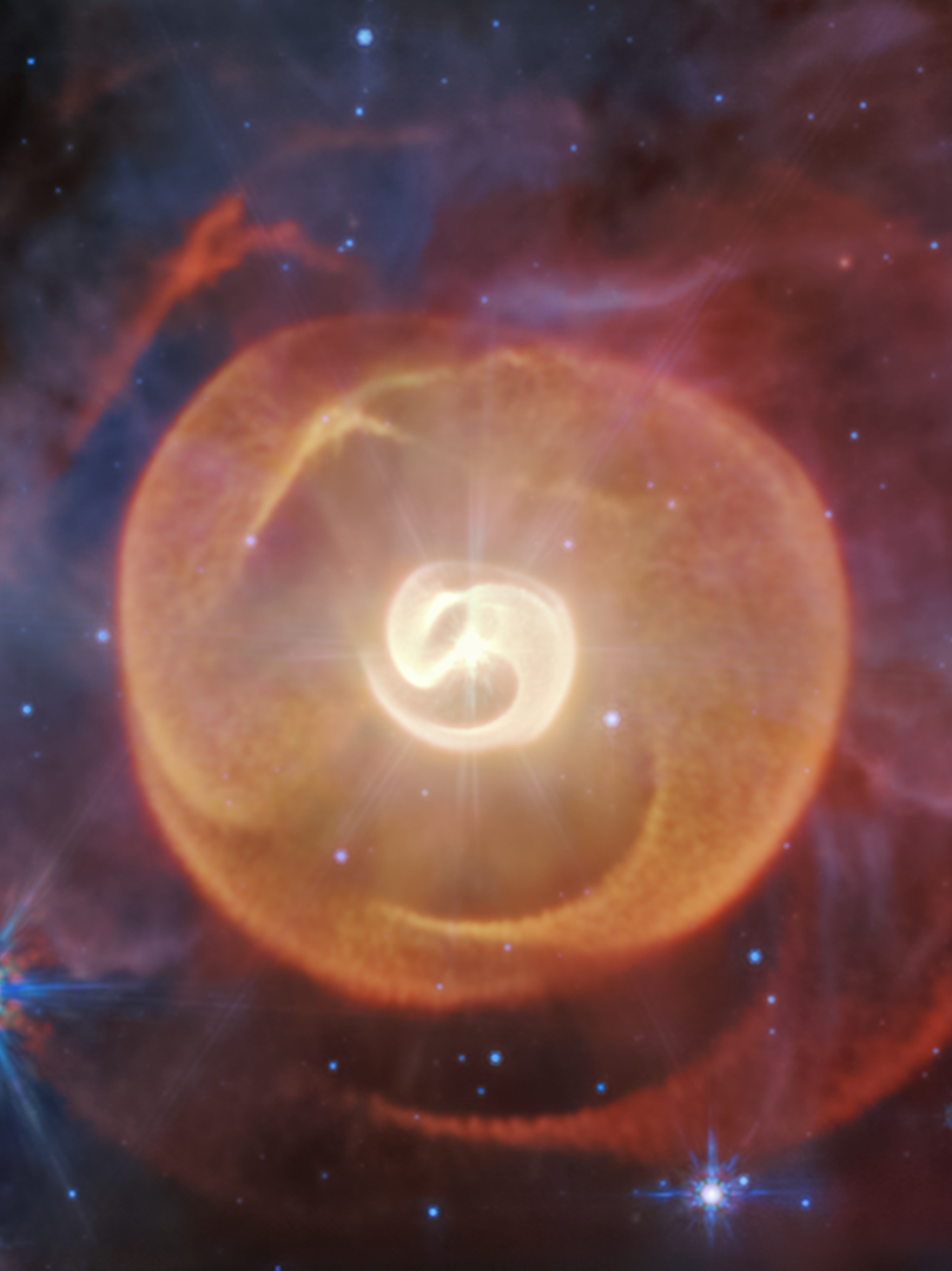 Wolf-Rayet Apep (MIRI Image) — iPad