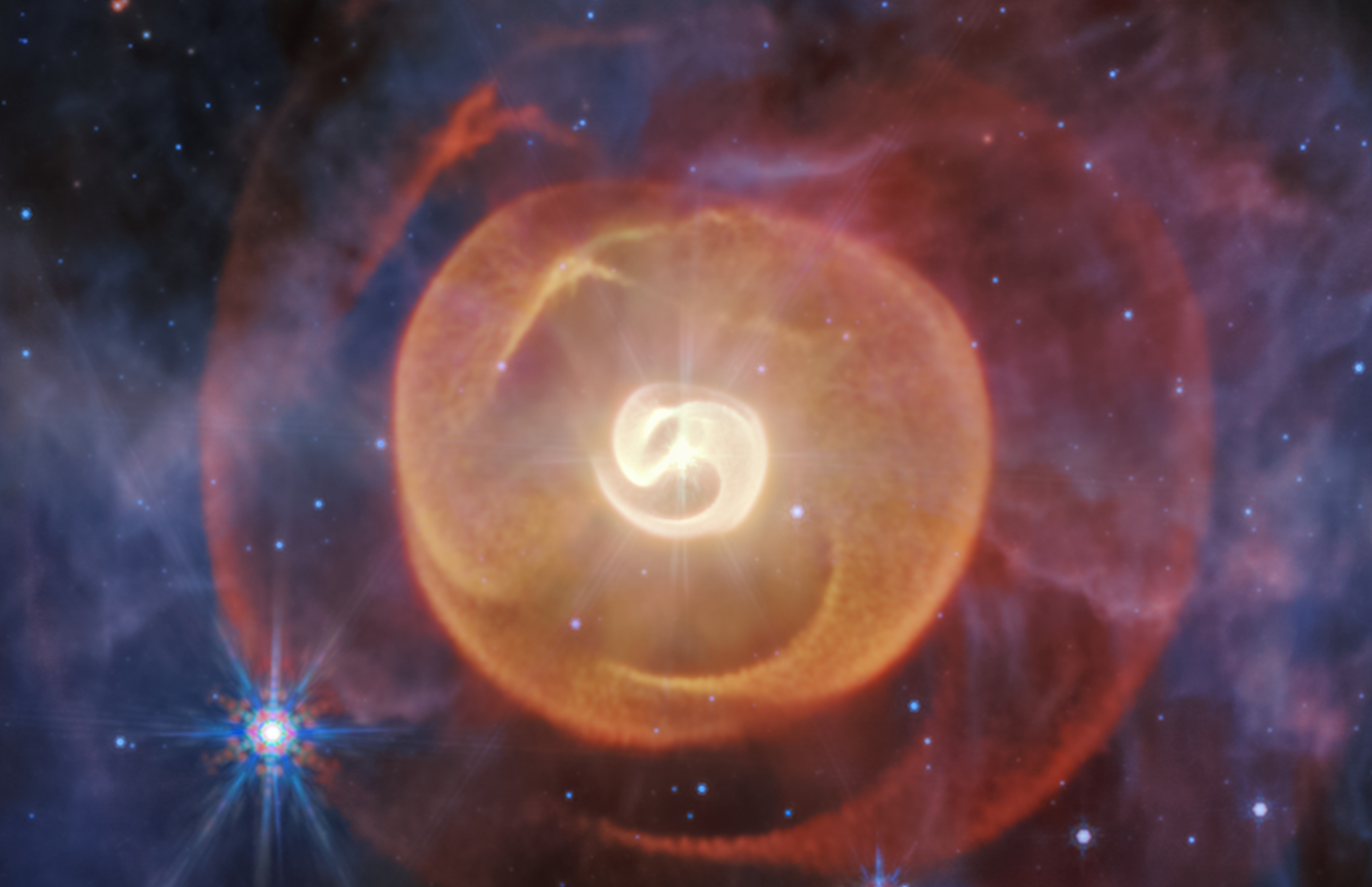 Wolf-Rayet Apep (MIRI Image) — MacBook 16"