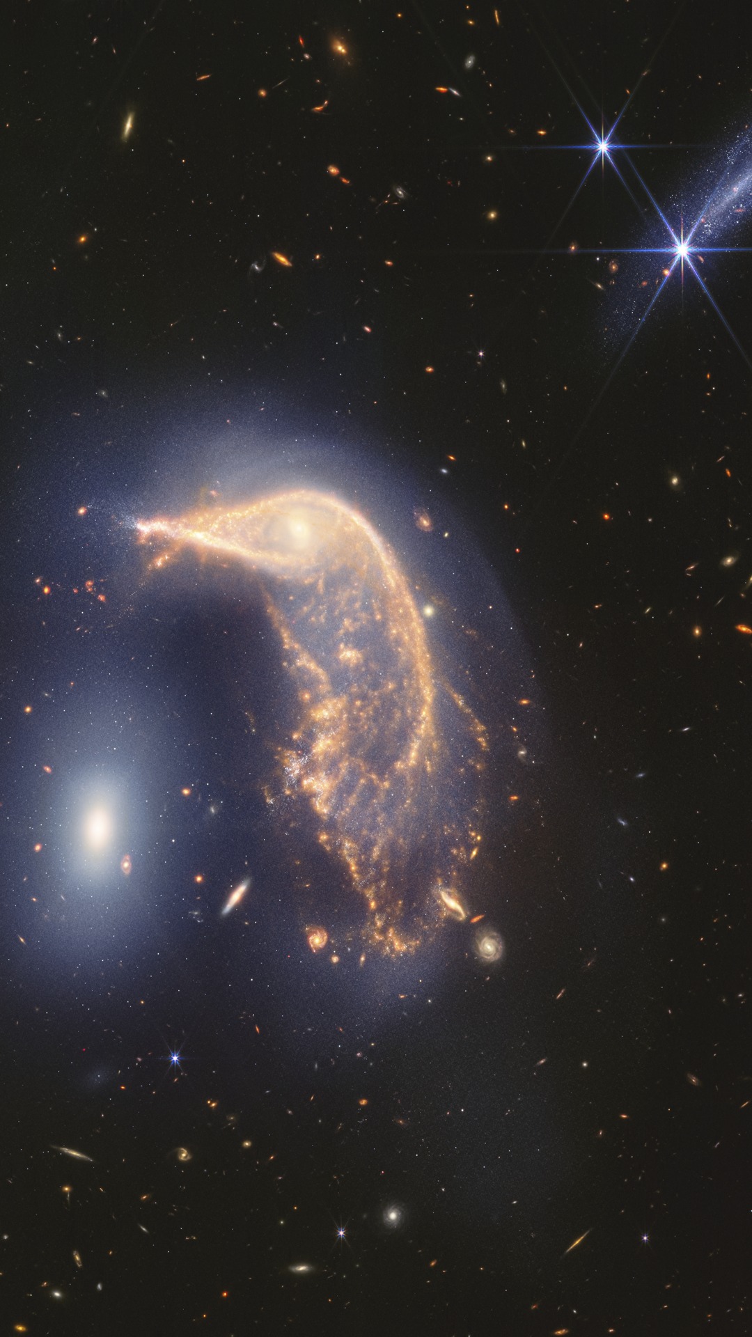 Arp 142, NGC 2936 (Penguin) and NGC 2937 (Egg) — Android (Generic)