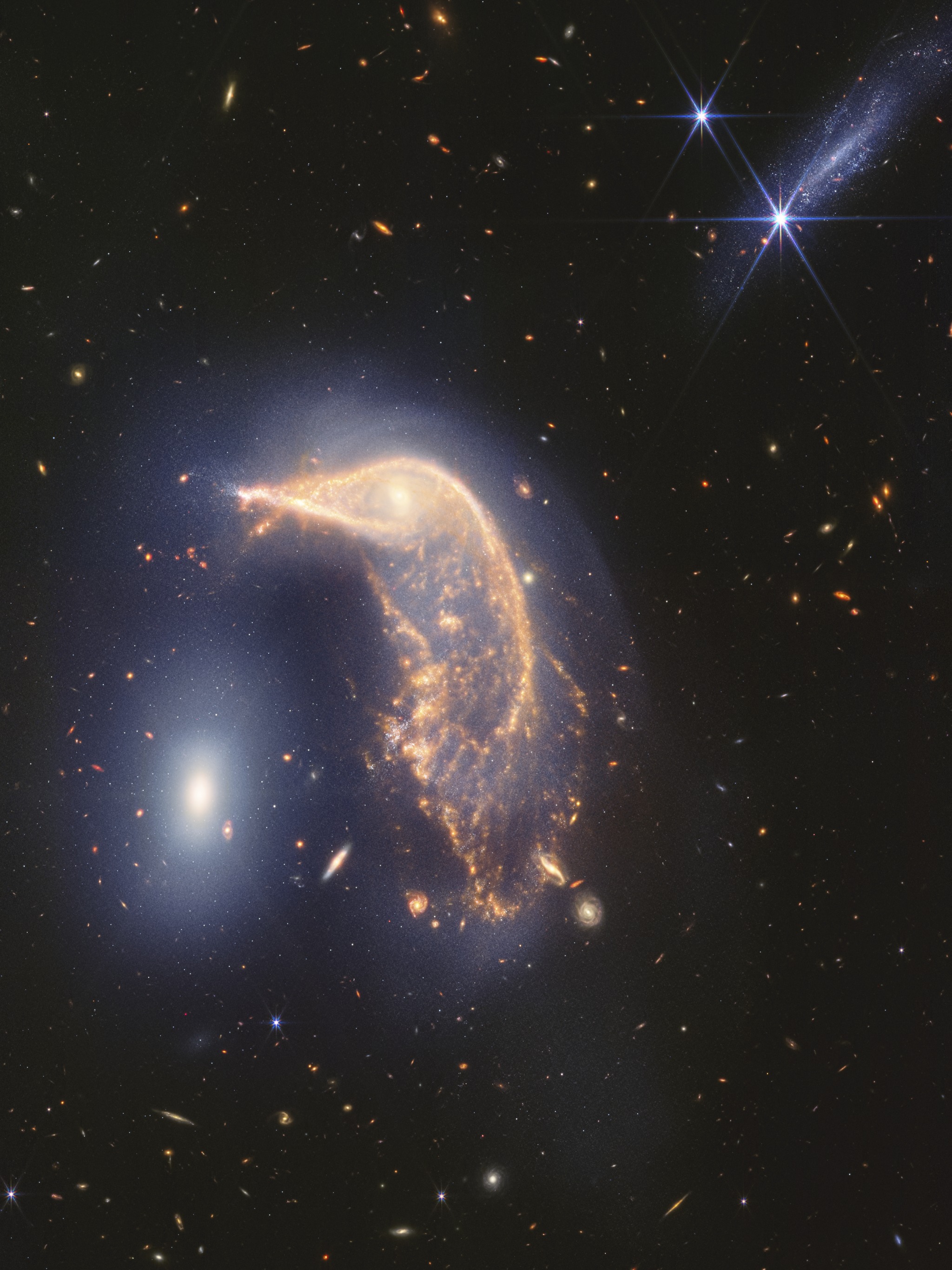 Arp 142, NGC 2936 (Penguin) and NGC 2937 (Egg) — iPad