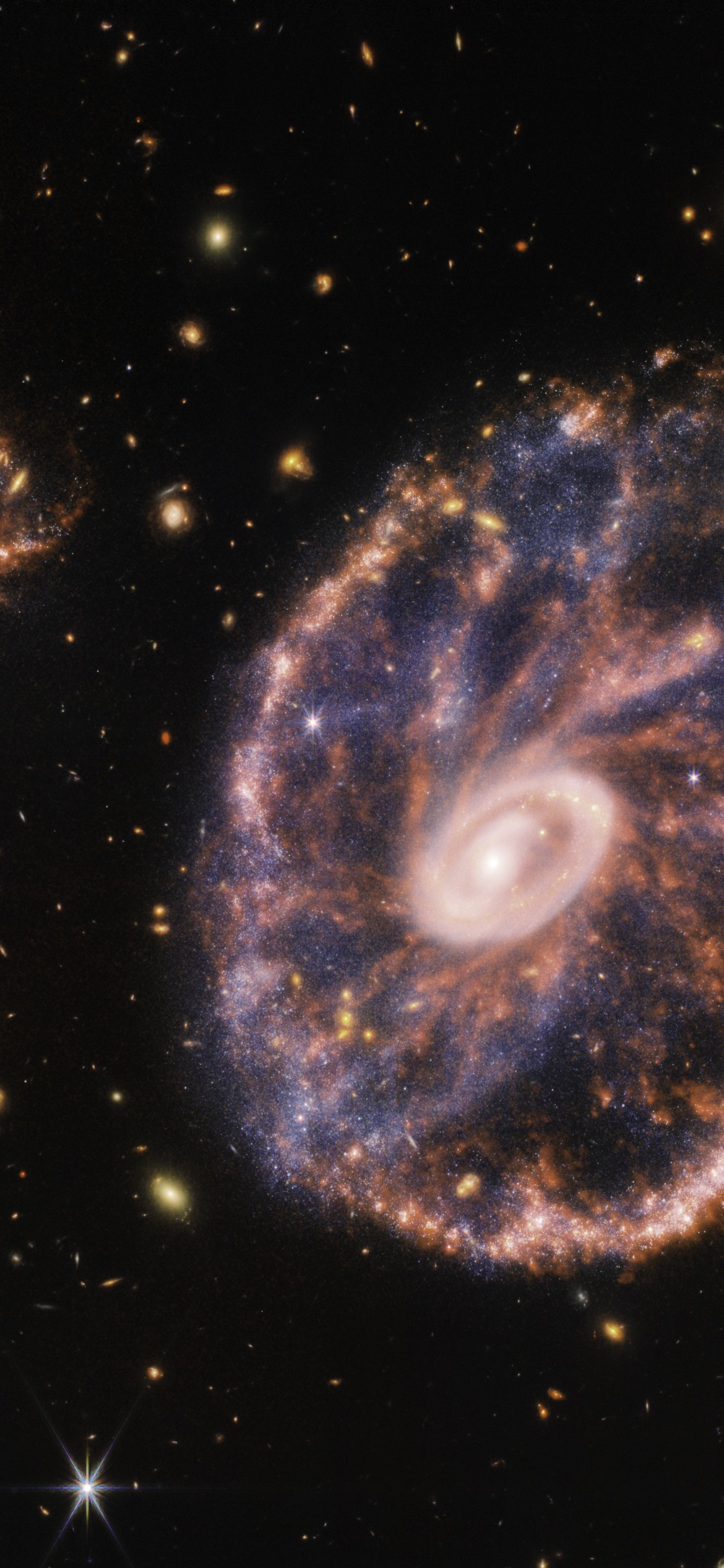 Cartwheel Galaxy, ESO 350-40 — iPhone 17e