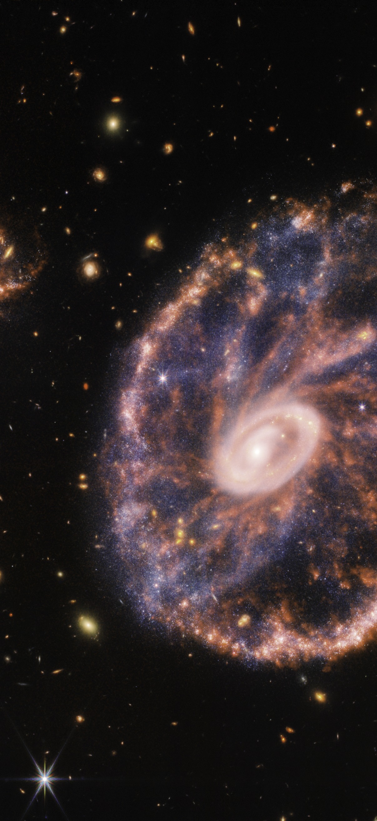 Cartwheel Galaxy, ESO 350-40 — iPhone 17 Pro