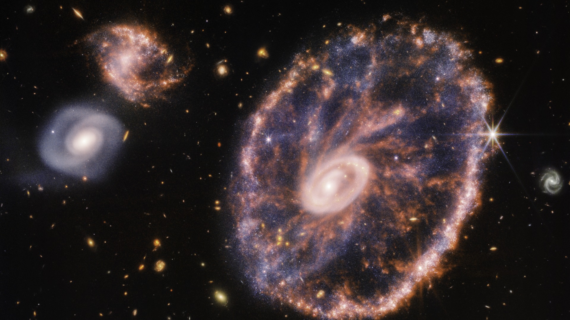Cartwheel Galaxy, ESO 350-40 — Desktop HD