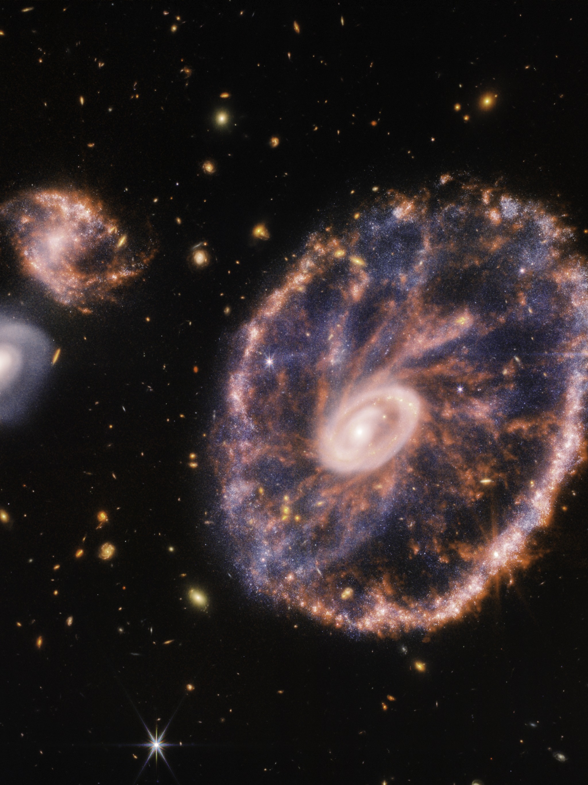 Cartwheel Galaxy, ESO 350-40 — iPad
