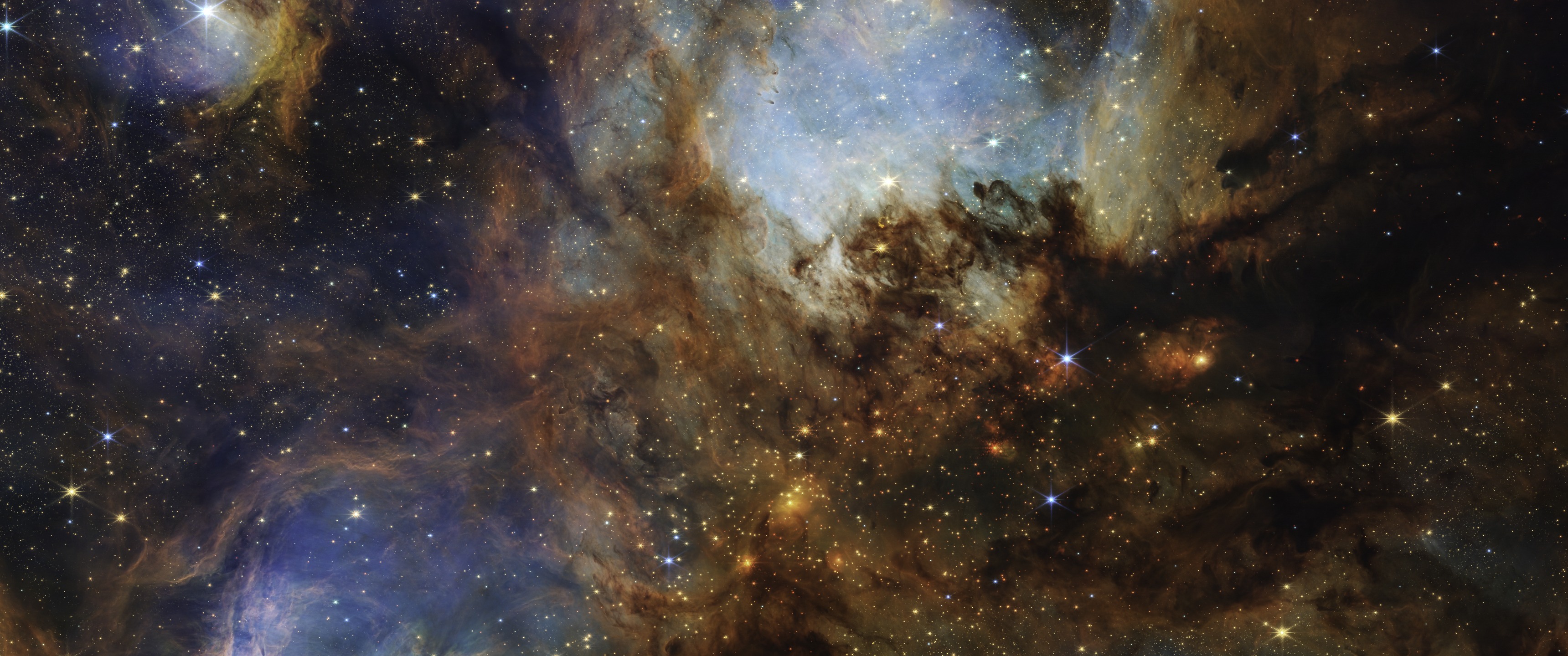 Cat's Paw Nebula, NGC 6334 — Ultrawide 1440p