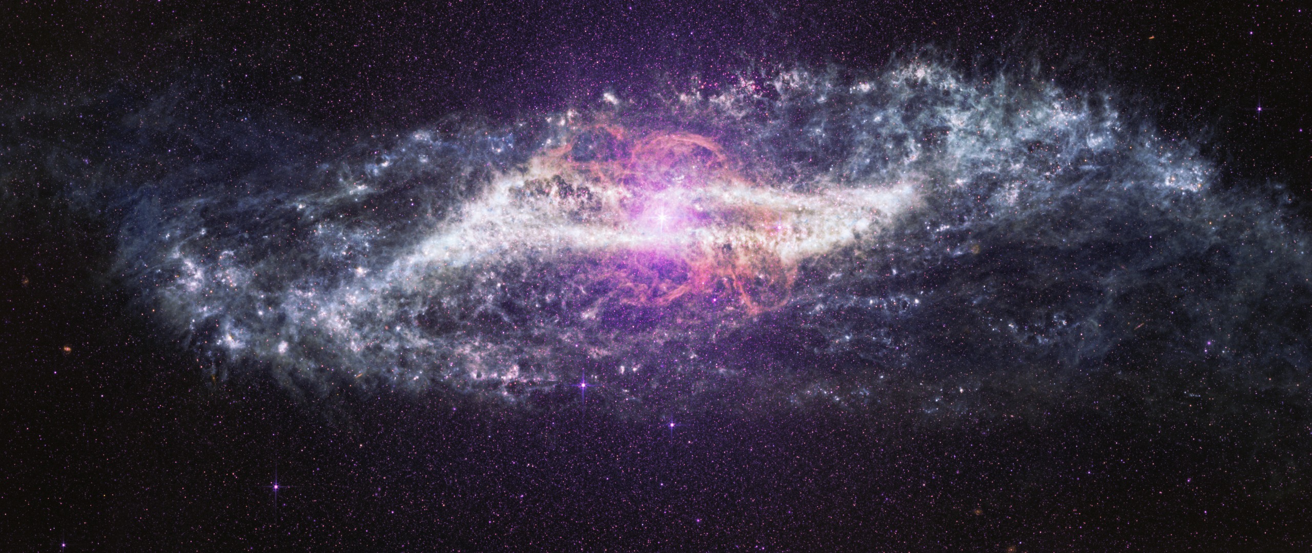 Centaurus A, NGC 5128, Caldwell 77 — Ultrawide 1080p