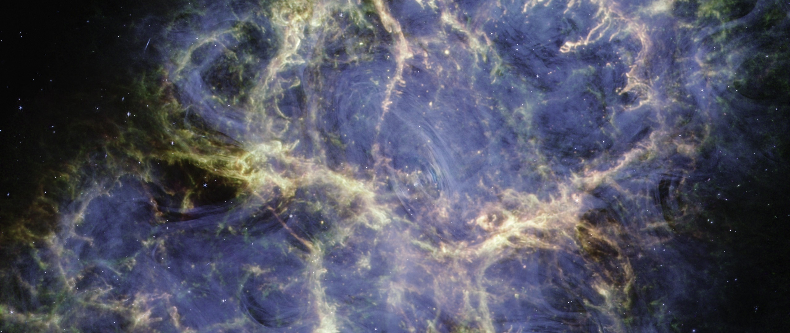 Crab Nebula, M1, NGC 1952 — Ultrawide 1080p