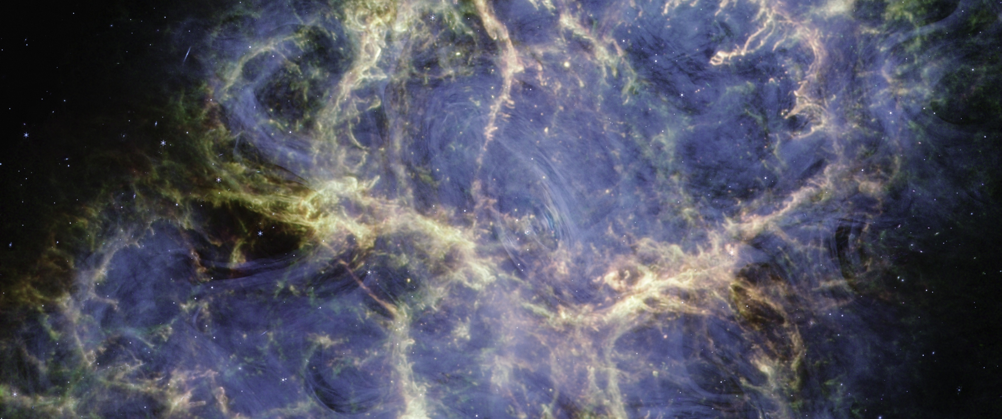 Crab Nebula, M1, NGC 1952 — Ultrawide 1440p