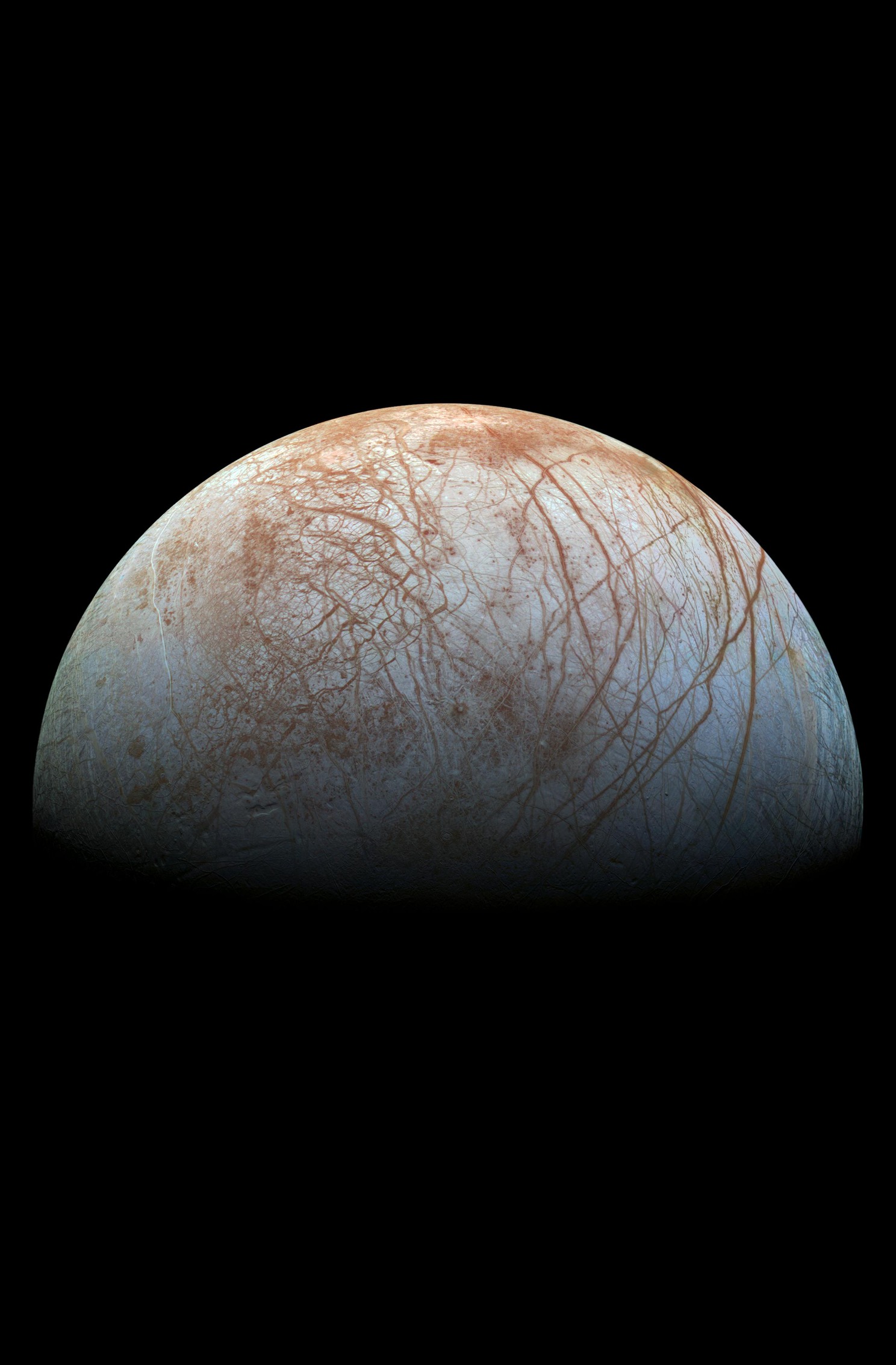 Europa's Stunning Surface — iPad Mini
