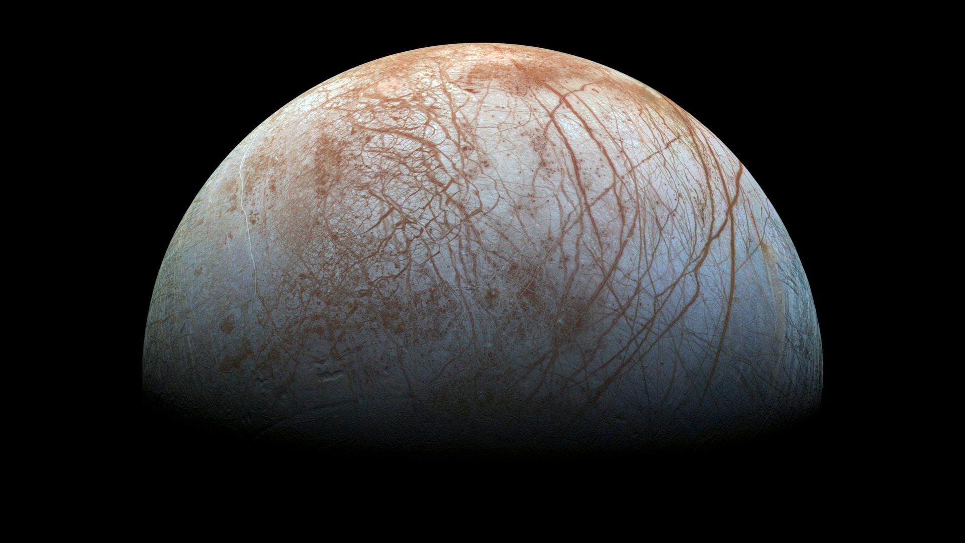 Europa's Stunning Surface — Desktop HD