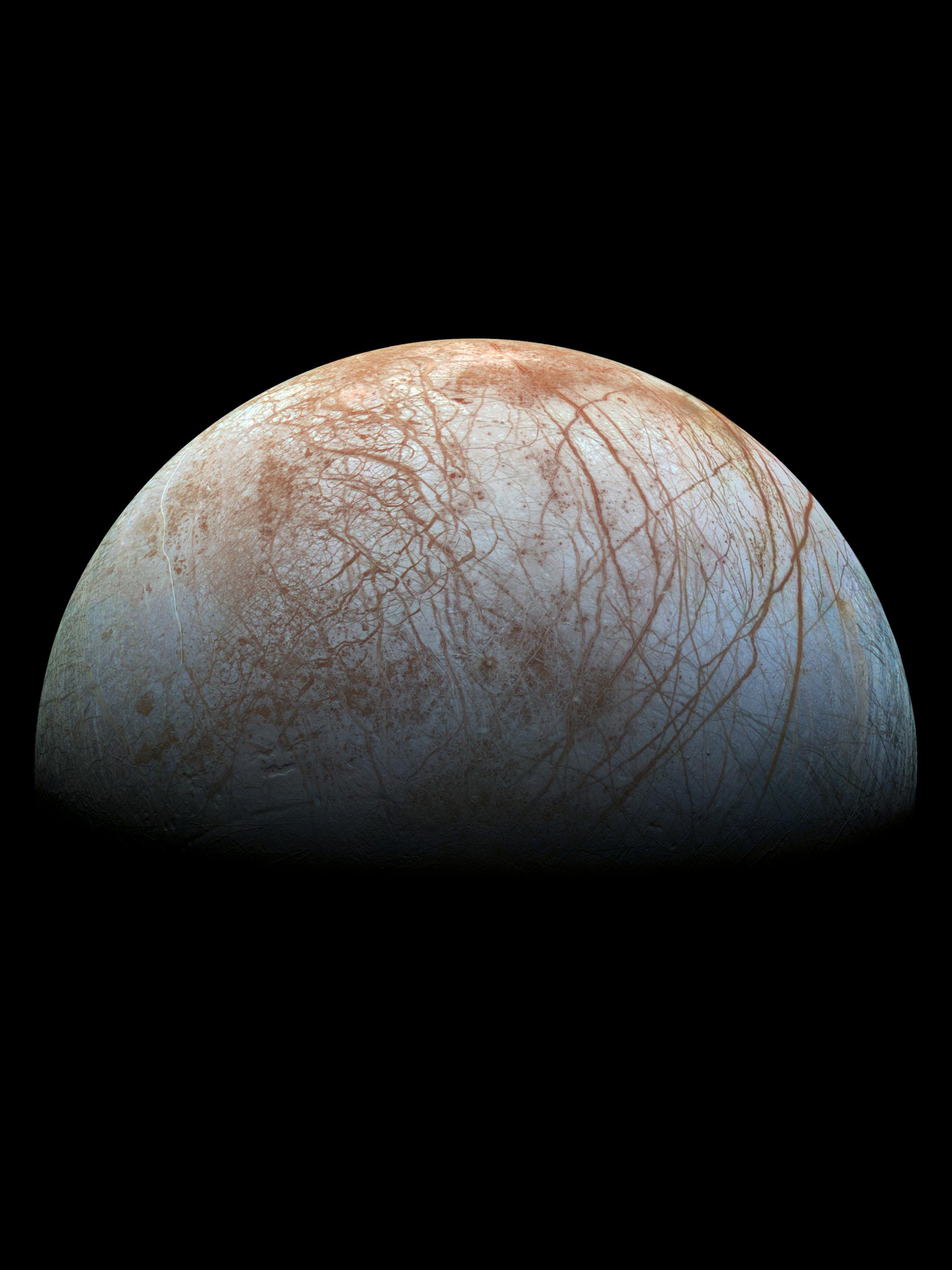 Europa's Stunning Surface — iPad