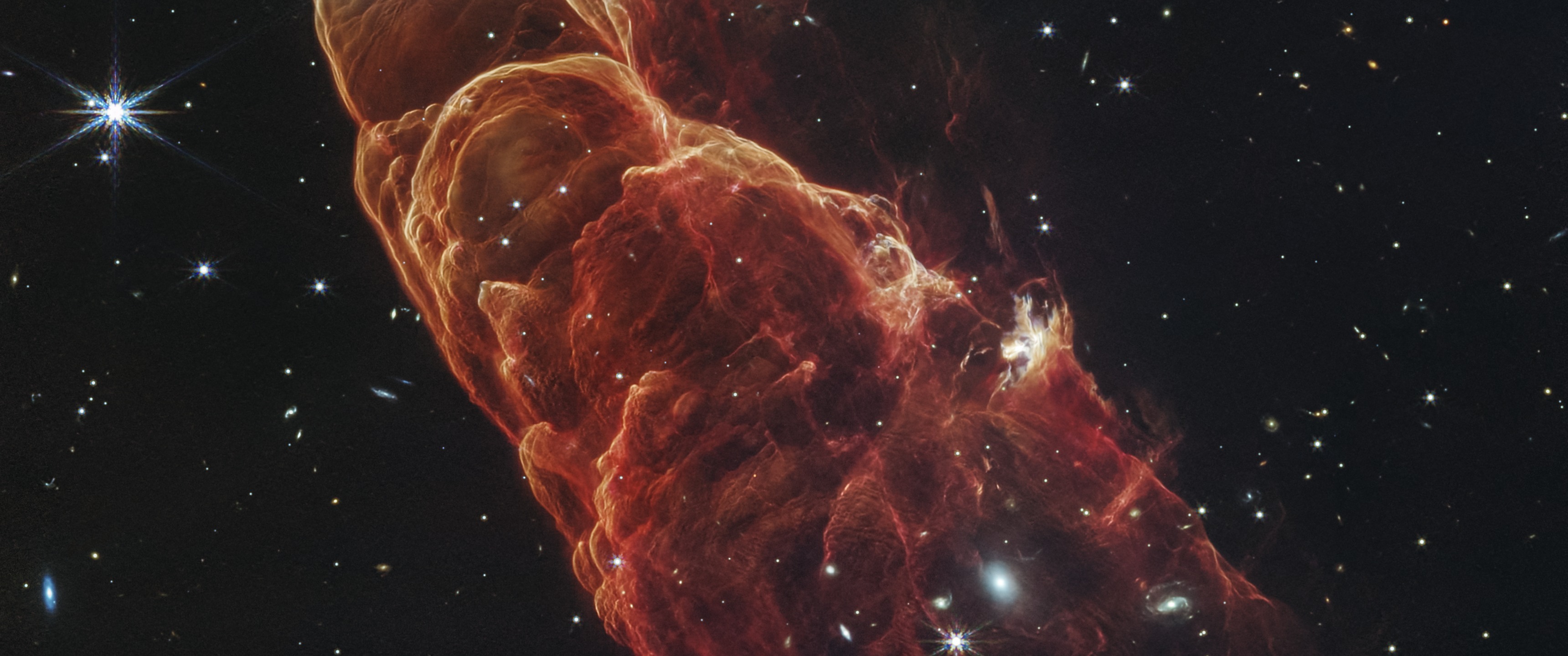 Herbig-Haro 49/50, HH 49/50 — Ultrawide 1440p