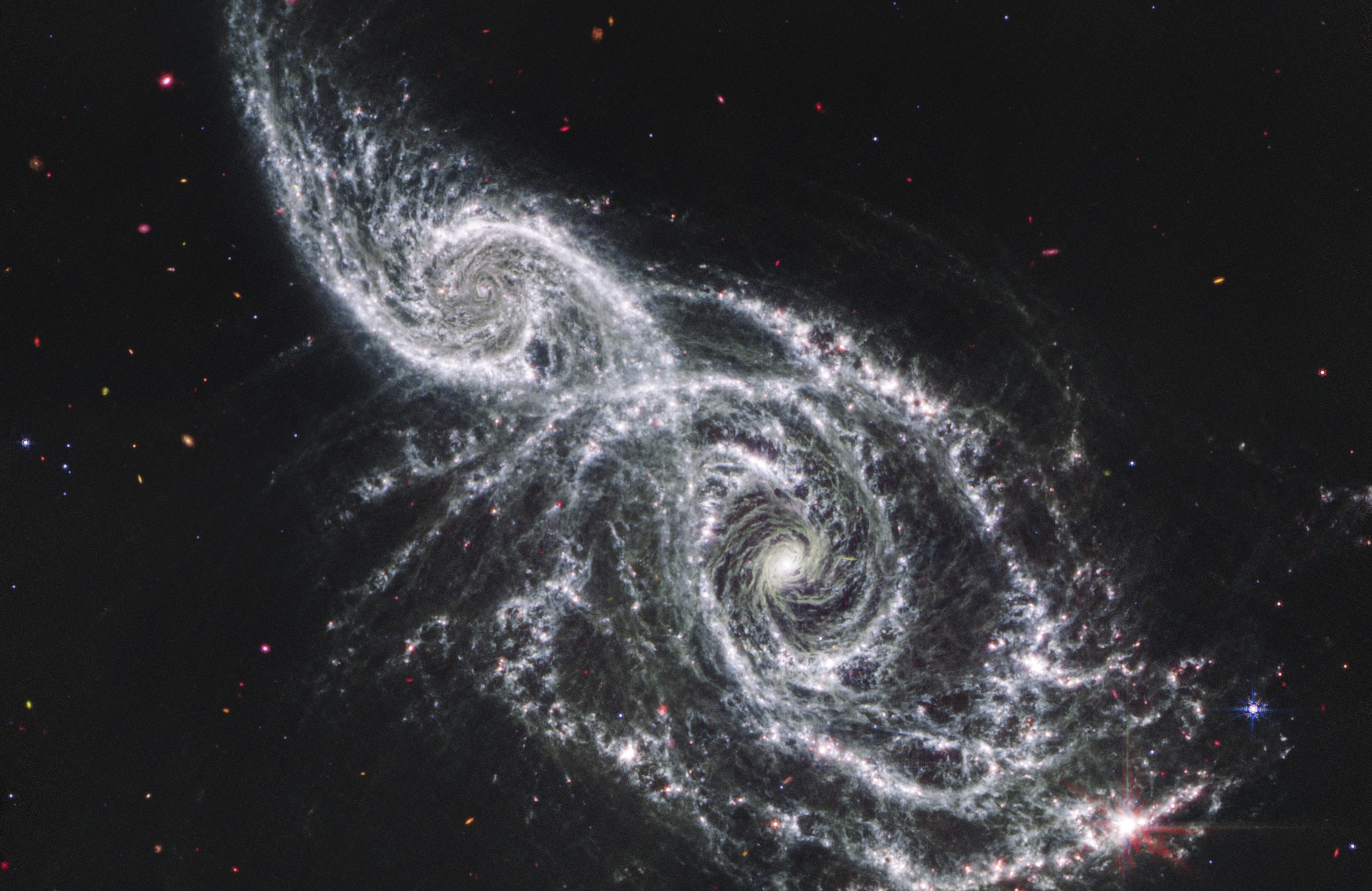 IC 2163 and NGC 2207 — MacBook 14"
