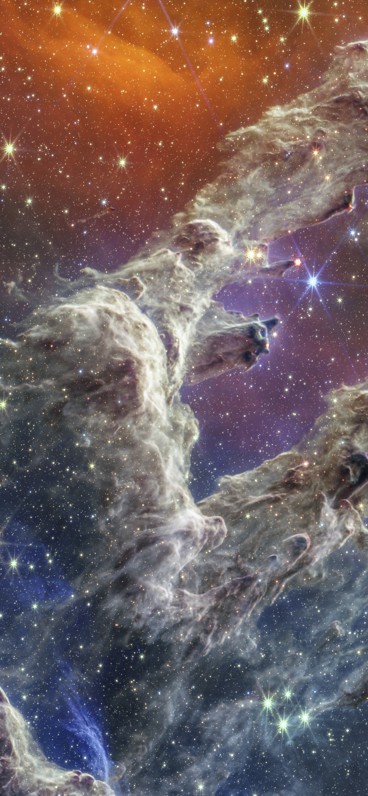 Pillars of Creation, M16, Eagle Nebula — iPhone 17e