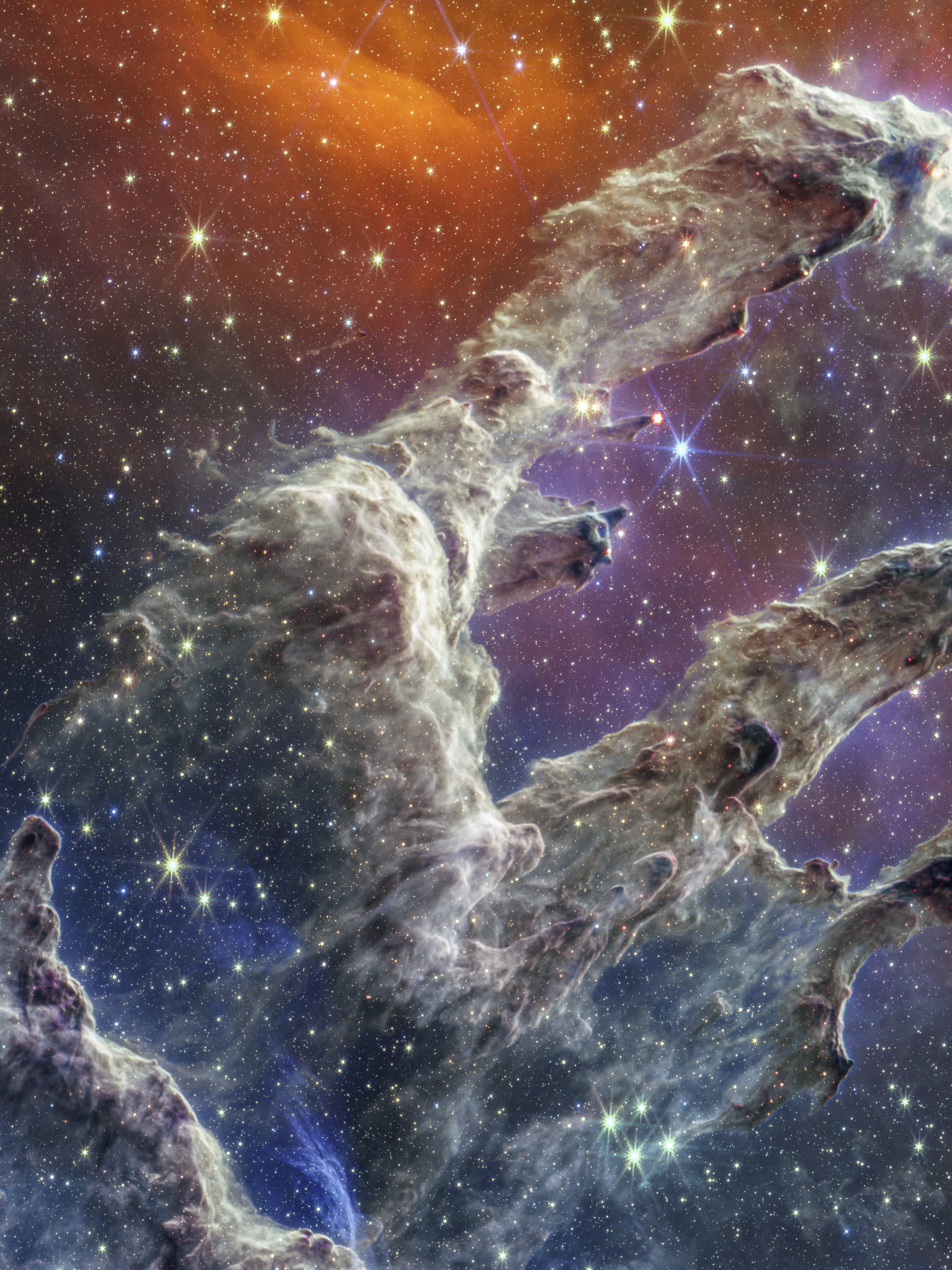 Pillars of Creation, M16, Eagle Nebula — iPad Pro 12.9"