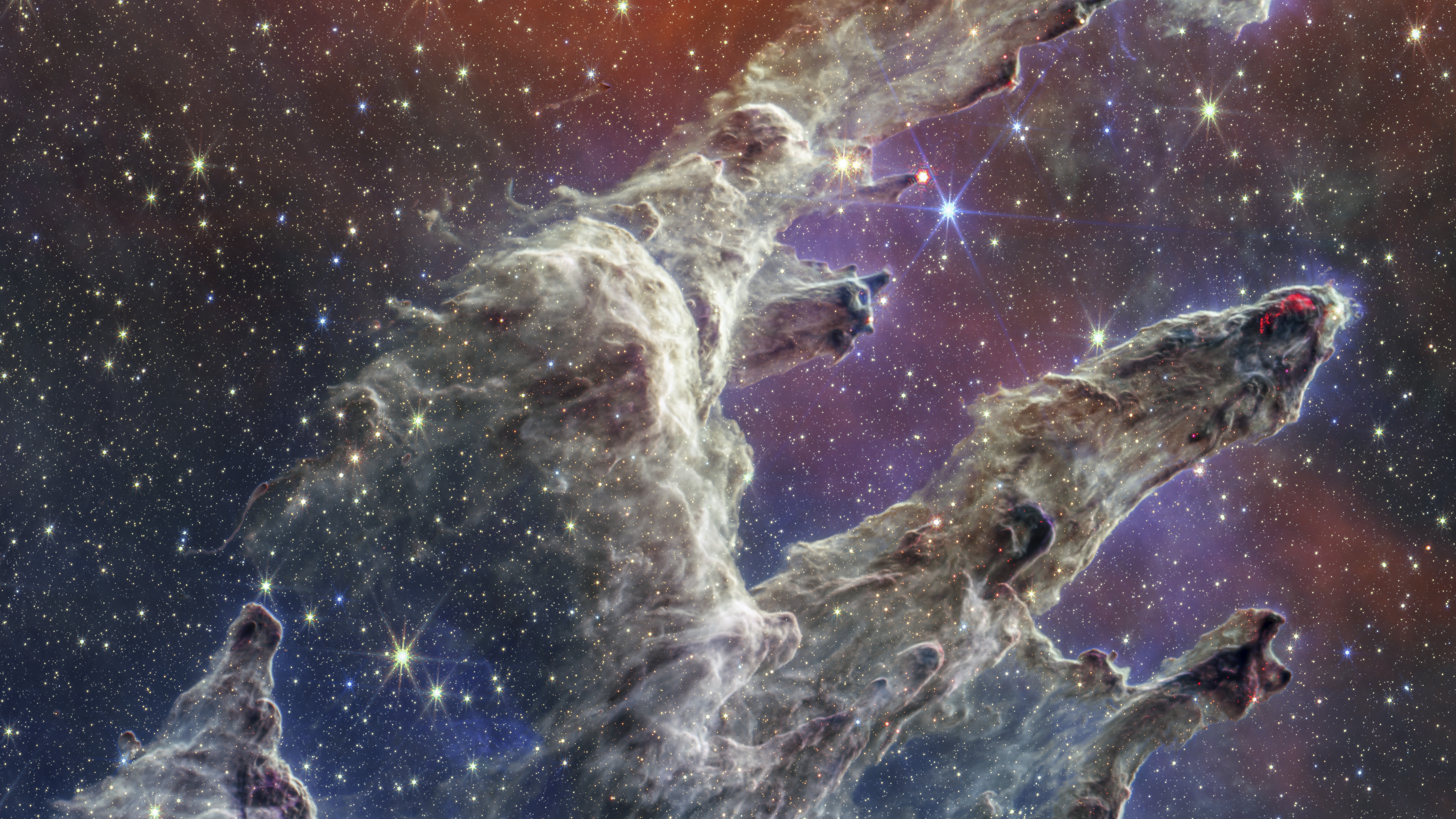 Pillars of Creation, M16, Eagle Nebula — Desktop 8K