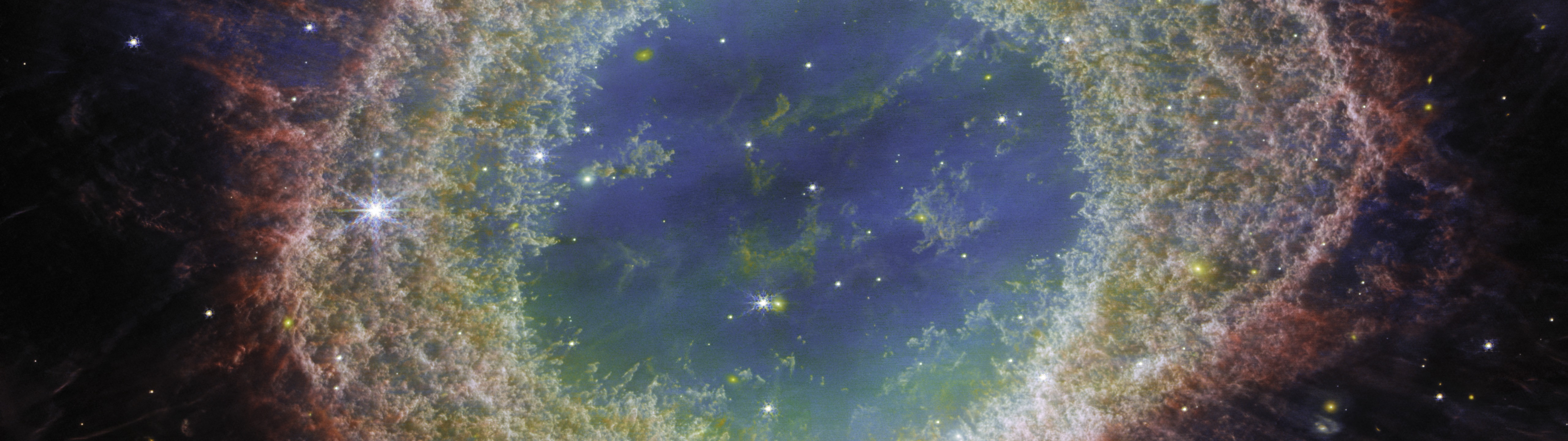 Ring Nebula, M57, NGC 6720 — Super Ultrawide