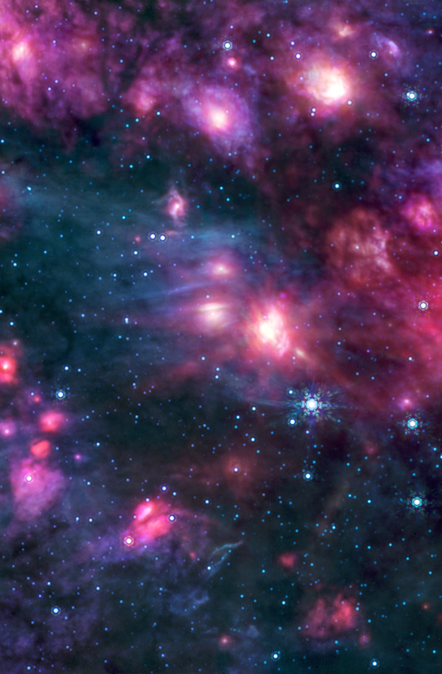 Sagittarius B2 (MIRI Image) — iPad Mini