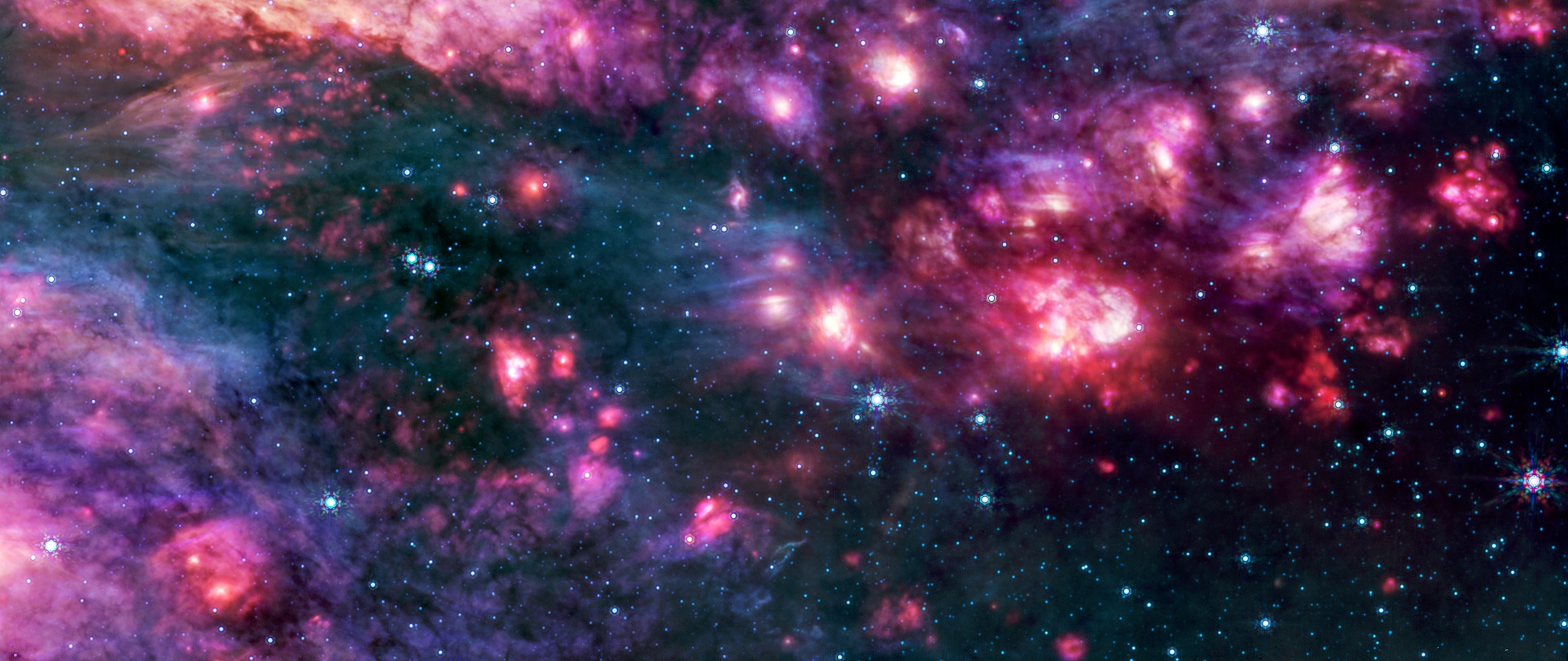 Sagittarius B2 (MIRI Image) — Ultrawide 1080p
