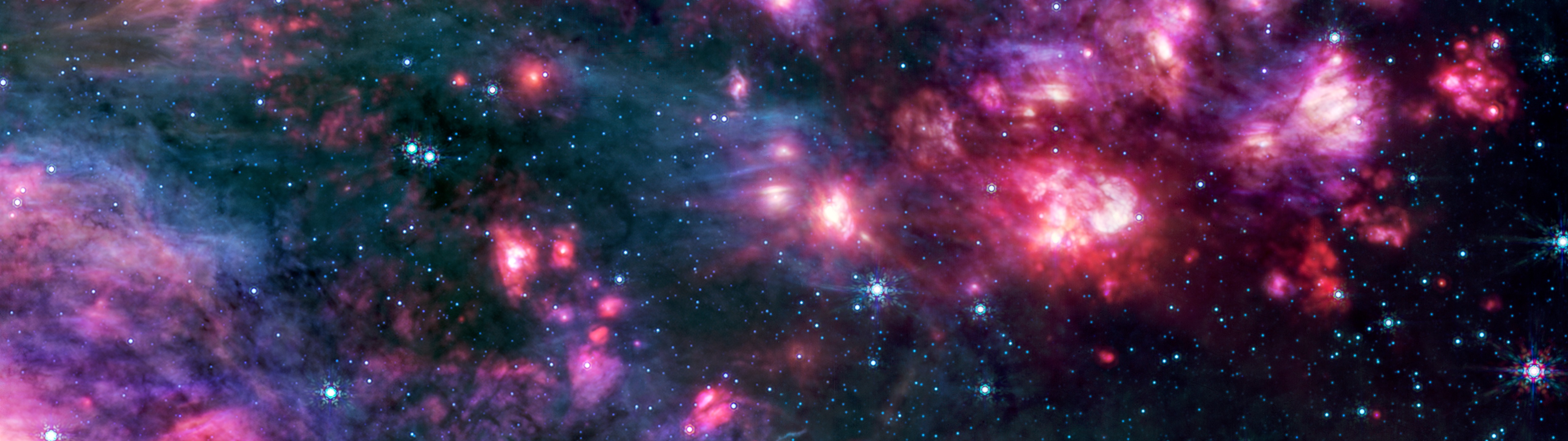 Sagittarius B2 (MIRI Image) — Super Ultrawide