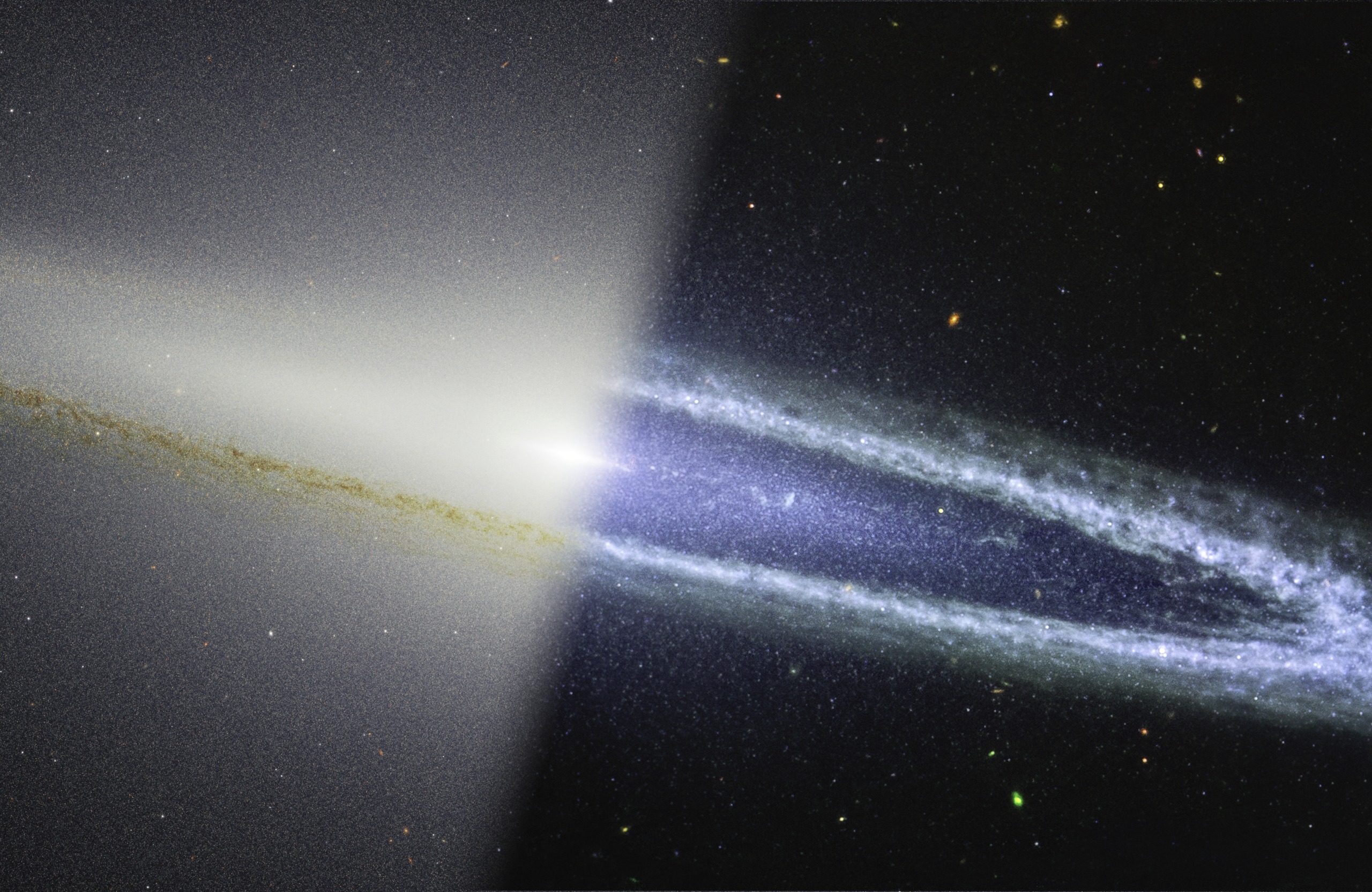 Sombrero Galaxy, M104 — MacBook 13"