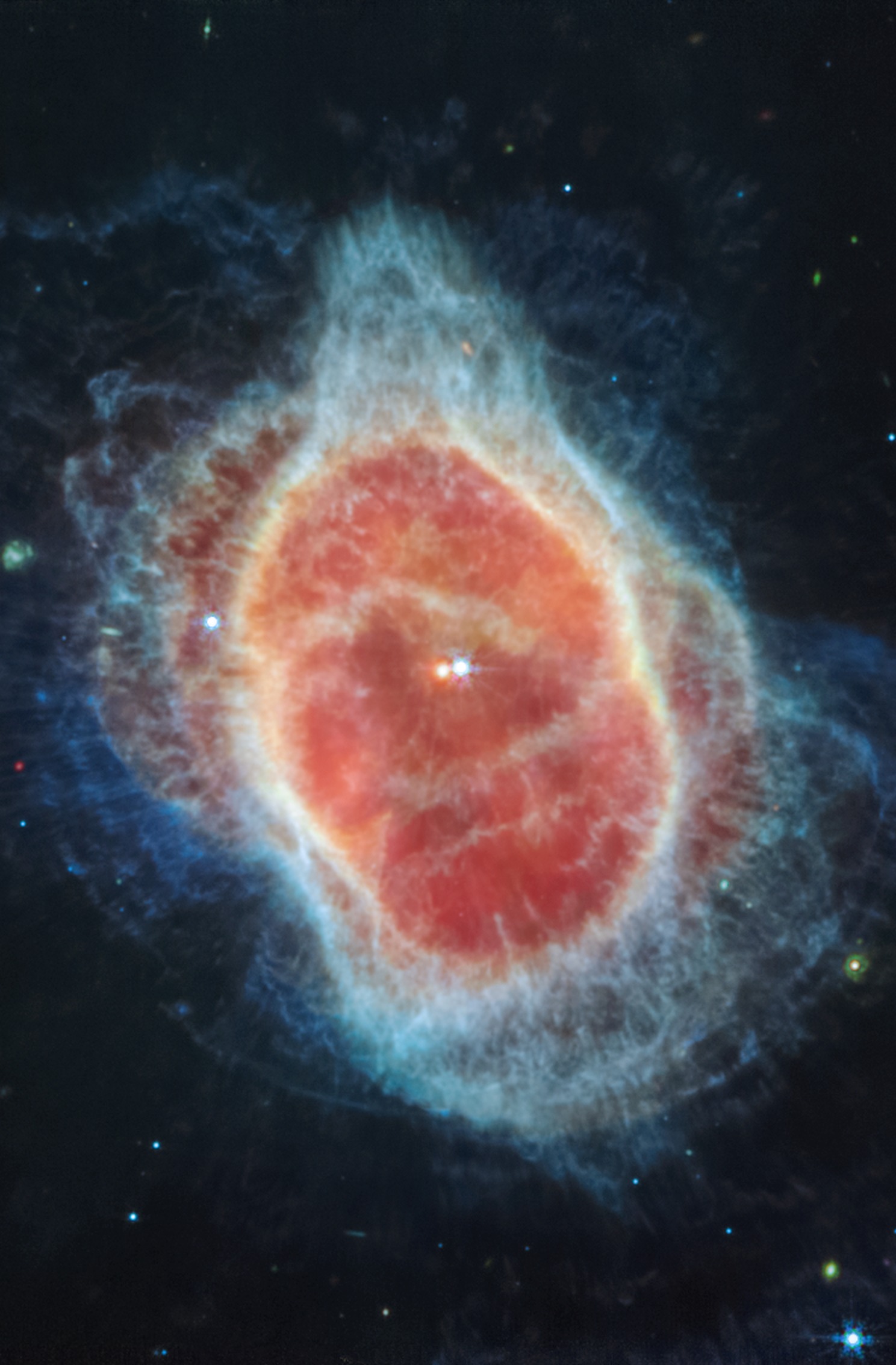 Southern Ring Nebula (MIRI Image) — iPad Mini
