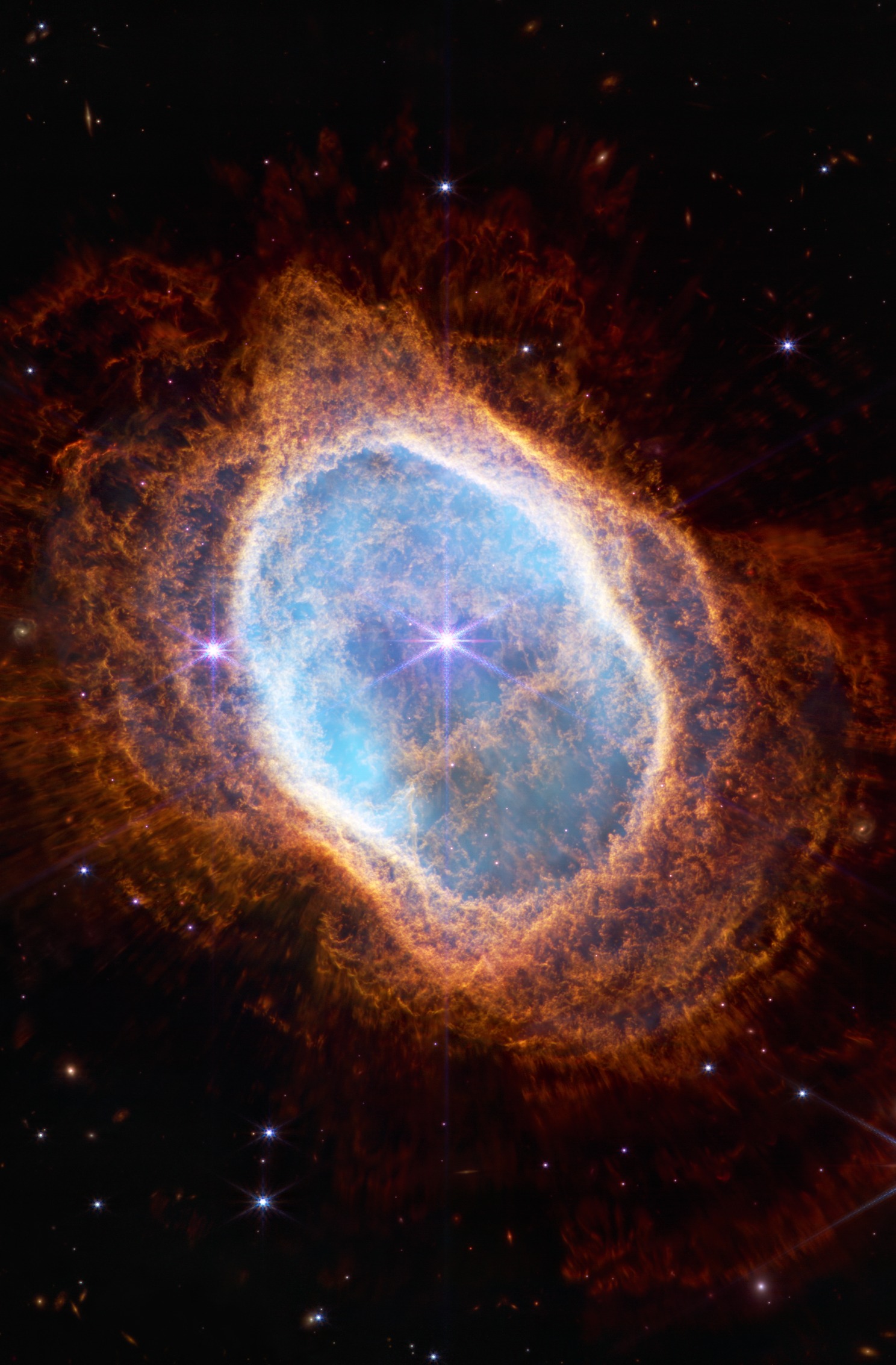 Southern Ring Nebula, NGC 3132 — iPad Mini