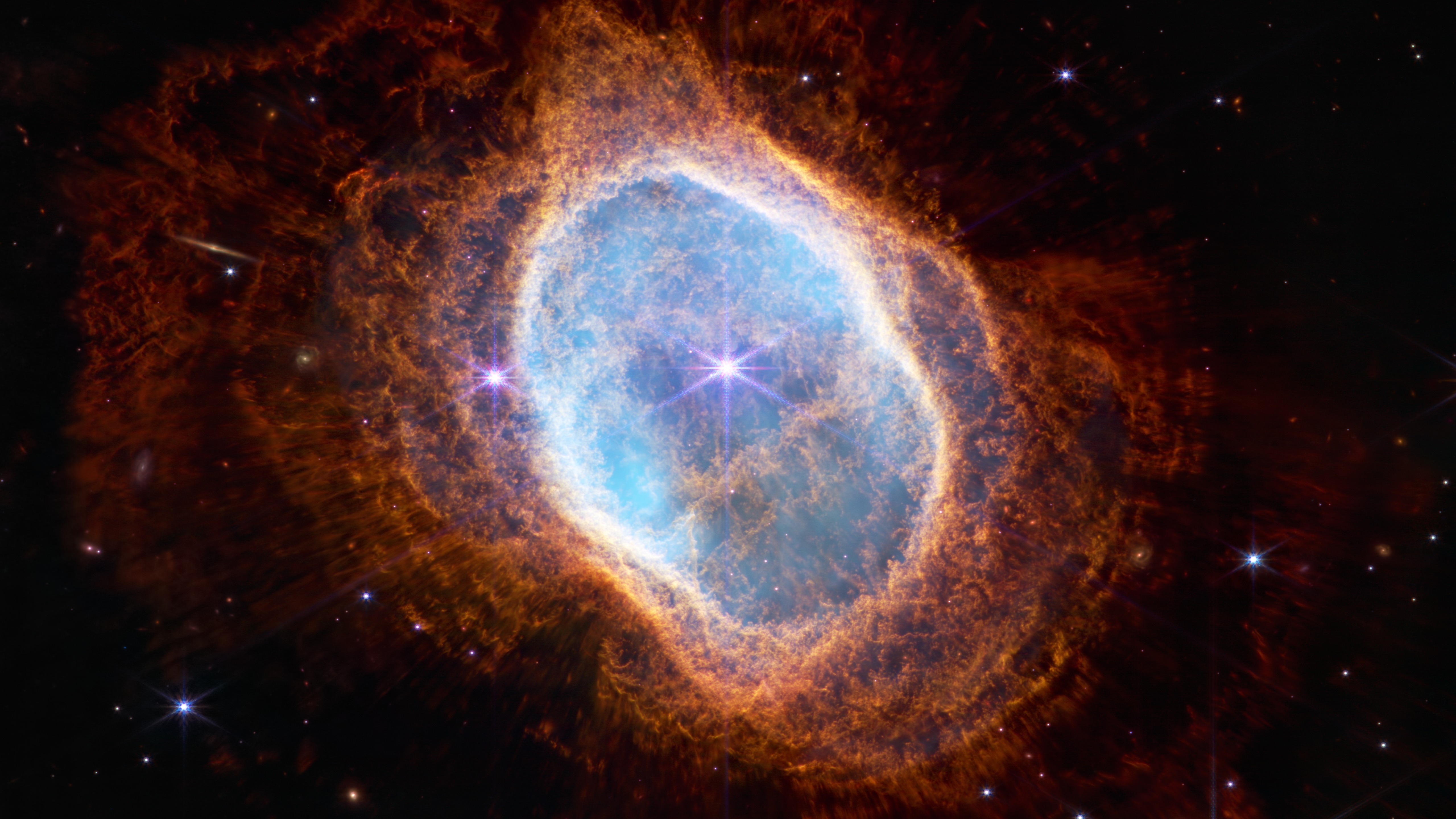 Southern Ring Nebula, NGC 3132 — Desktop 5K