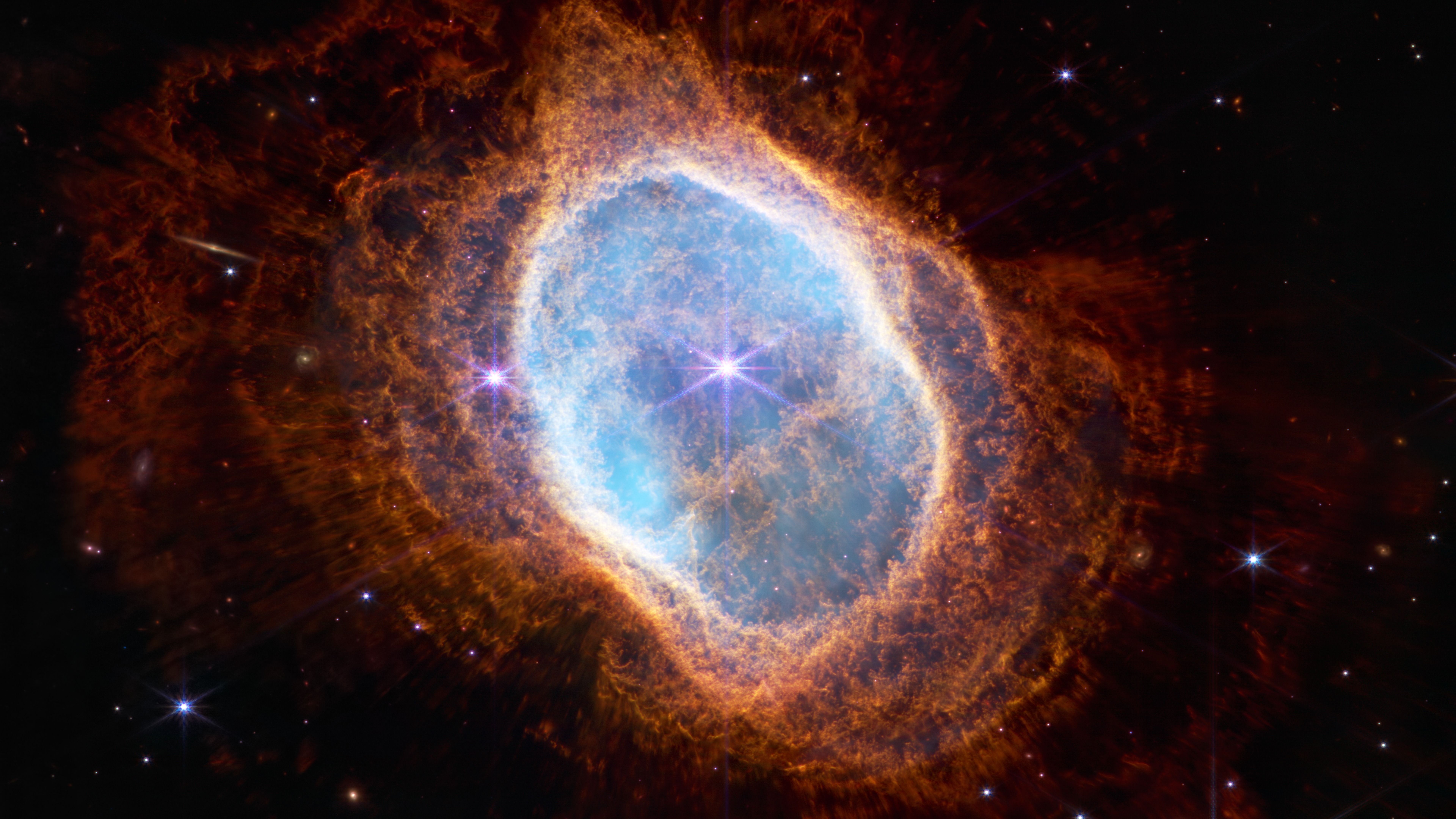 Southern Ring Nebula, NGC 3132 — Desktop 8K