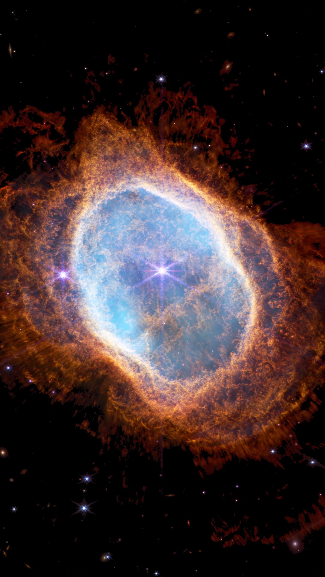 Southern Ring Nebula, NGC 3132 — AMOLED Optimised