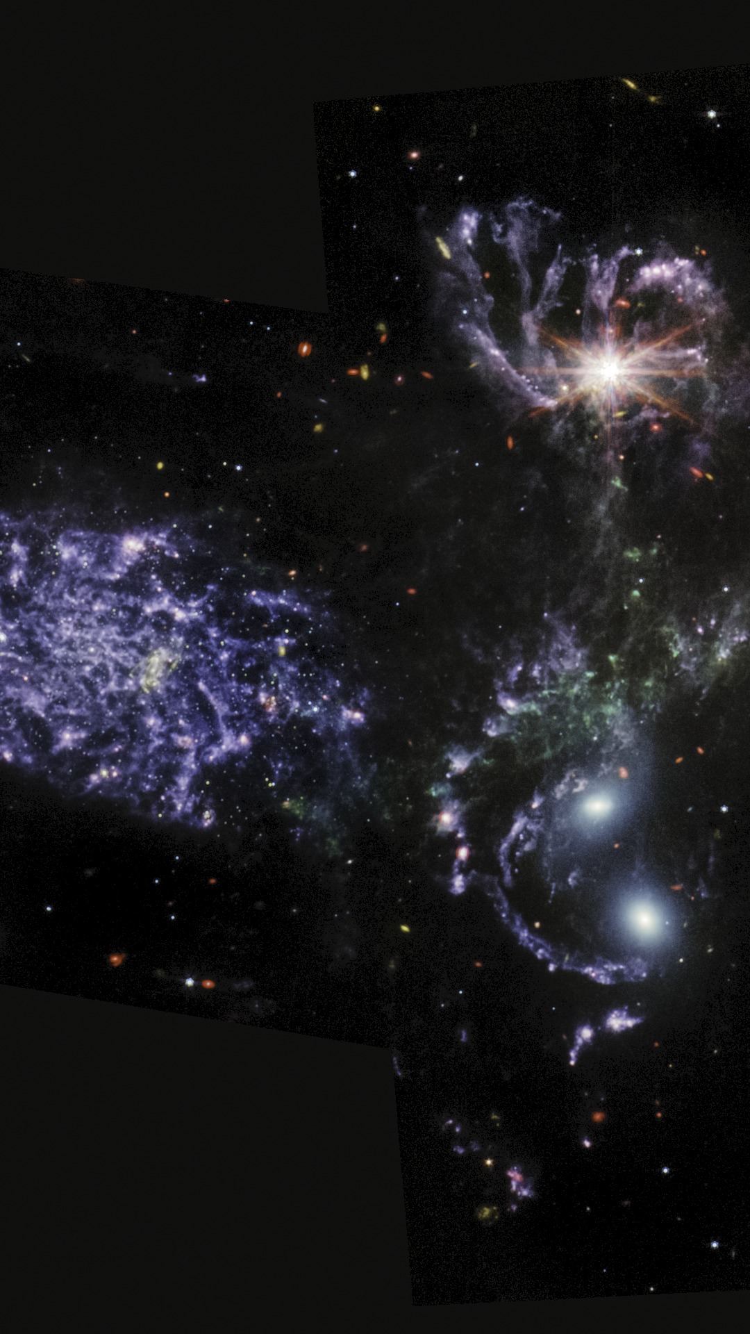 Stephan's Quintet, HCG 92, MIRI — AMOLED Optimised