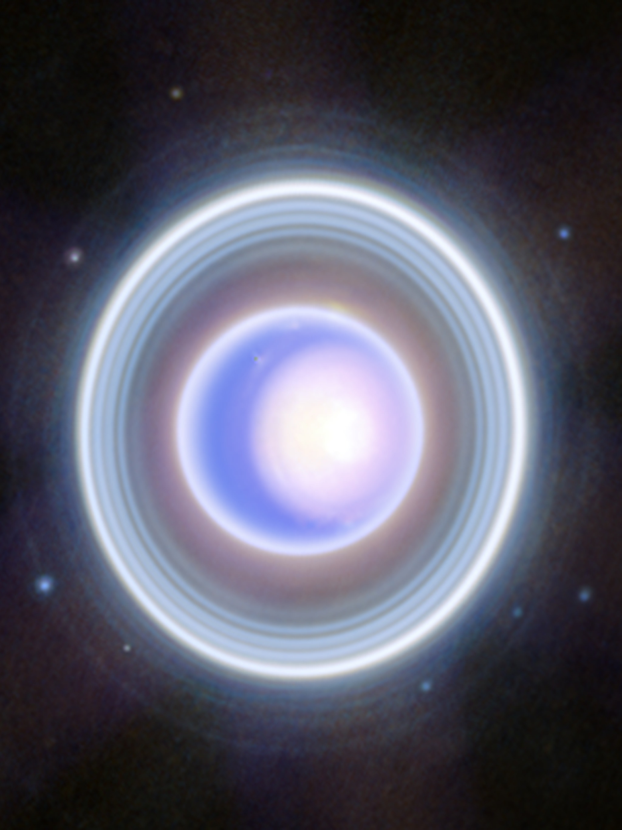 Uranus Close-up (NIRCam Image) — iPad Pro 12.9"