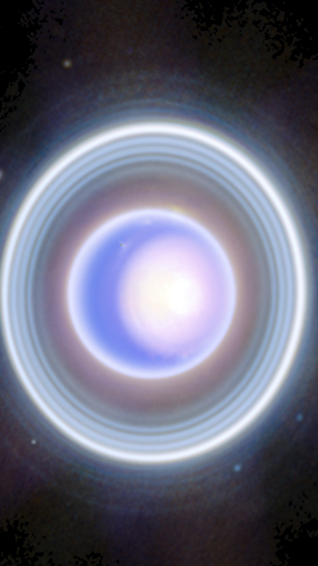Uranus Close-up (NIRCam Image) — AMOLED Optimised