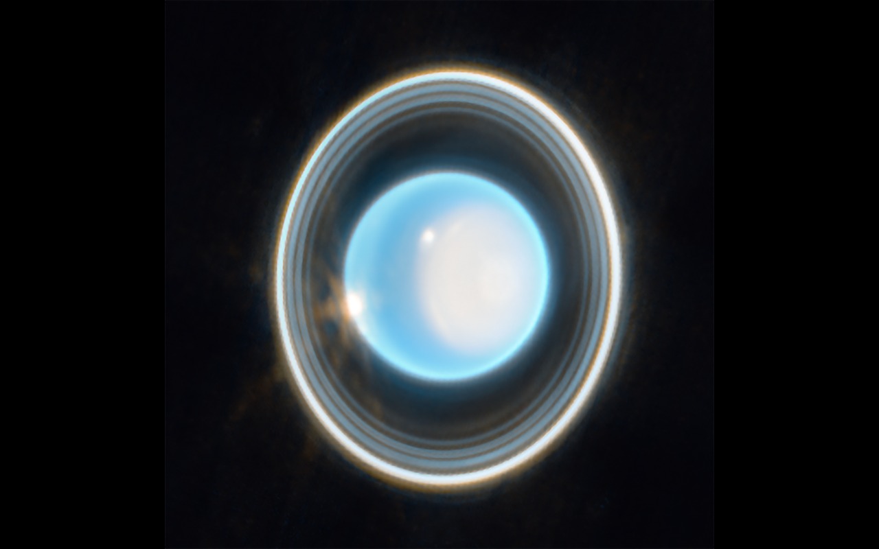 Uranus, Rings and Polar Cap — Steam Deck