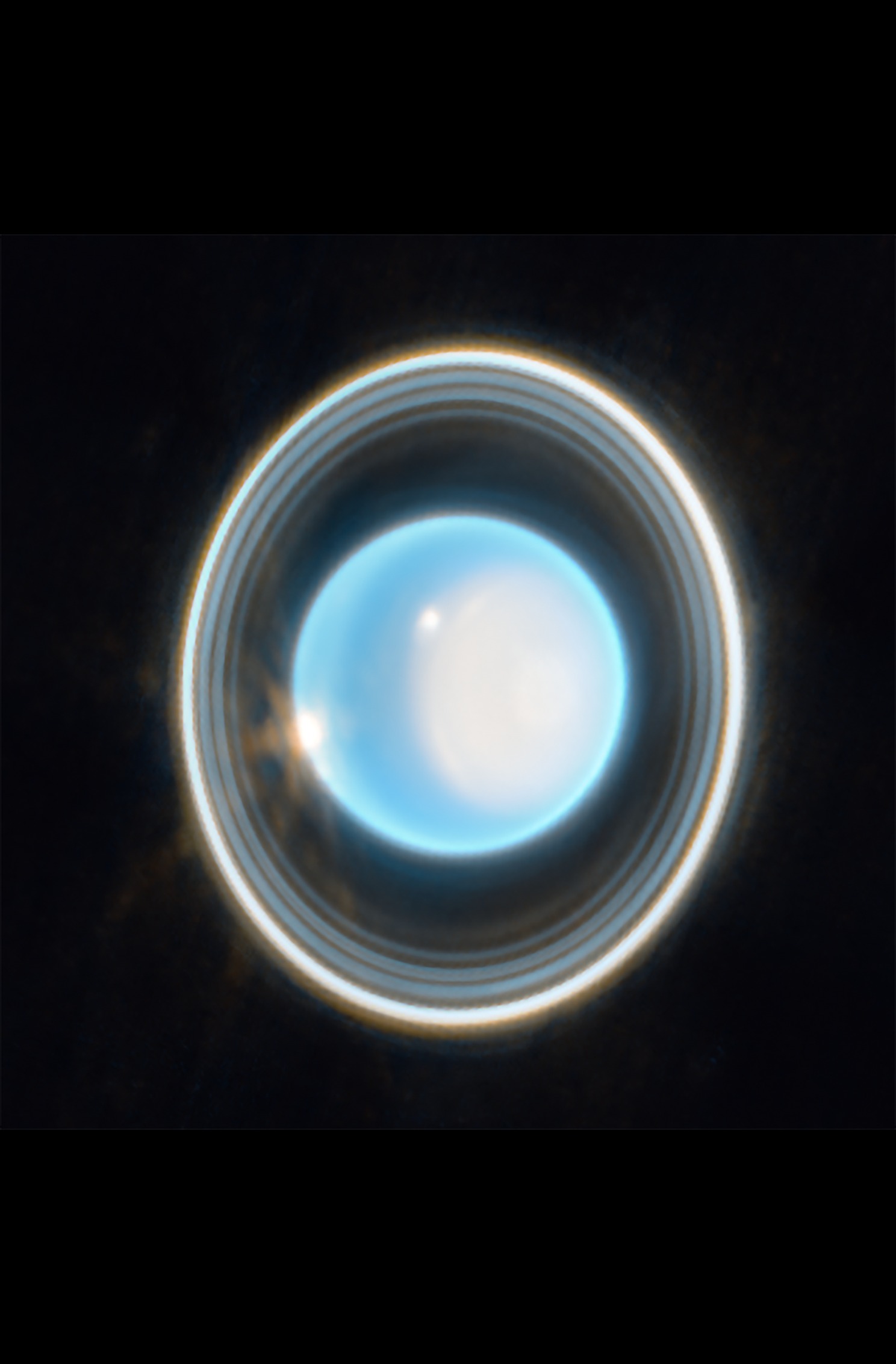Uranus, Rings and Polar Cap — iPad Mini