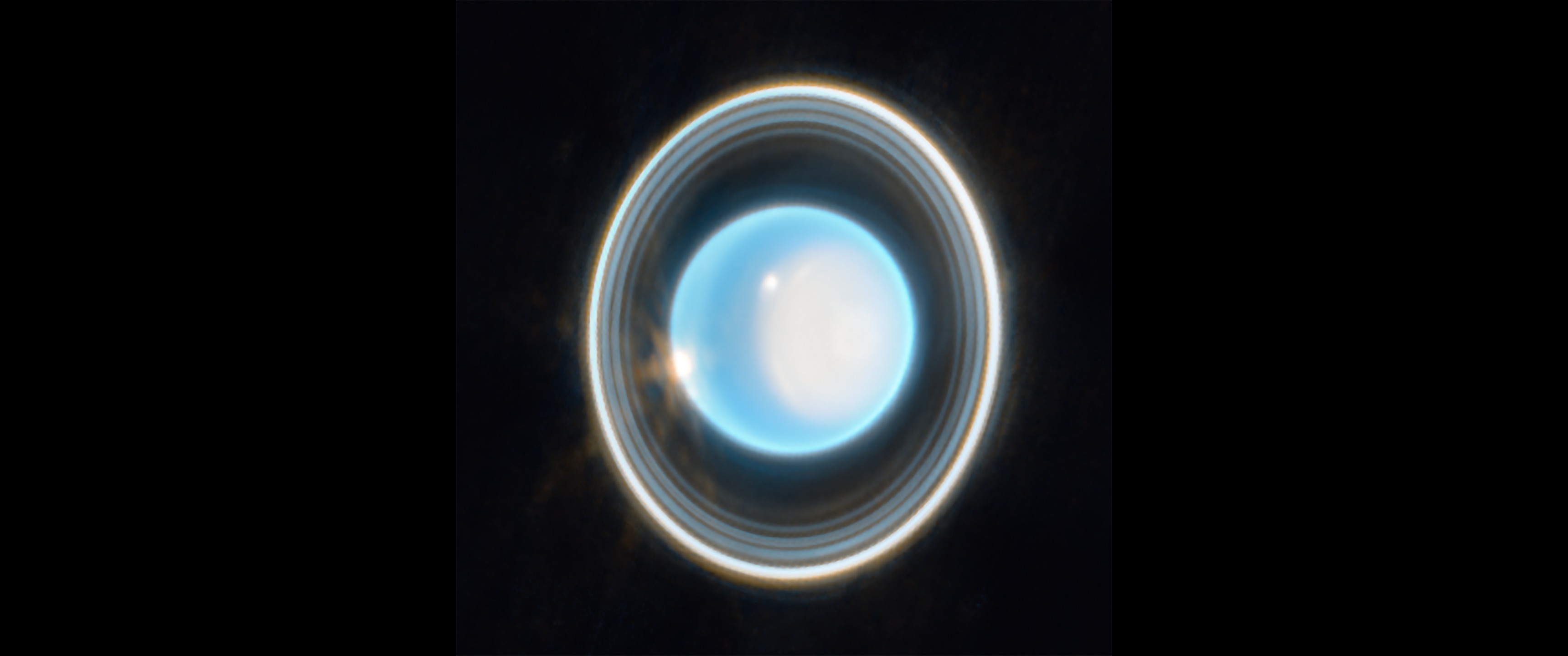 Uranus, Rings and Polar Cap — Ultrawide 1440p