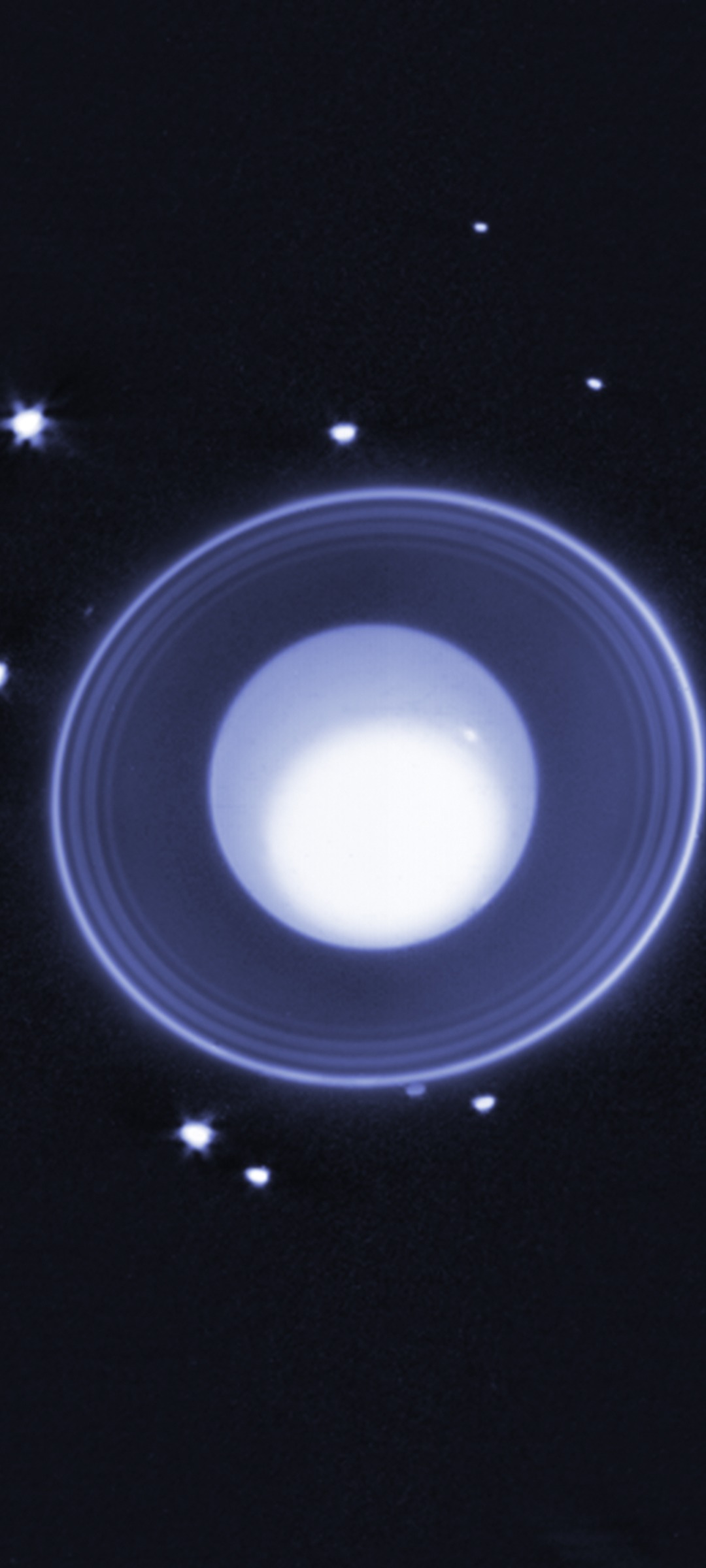Uranus and Its New Moon — Google Pixel 8