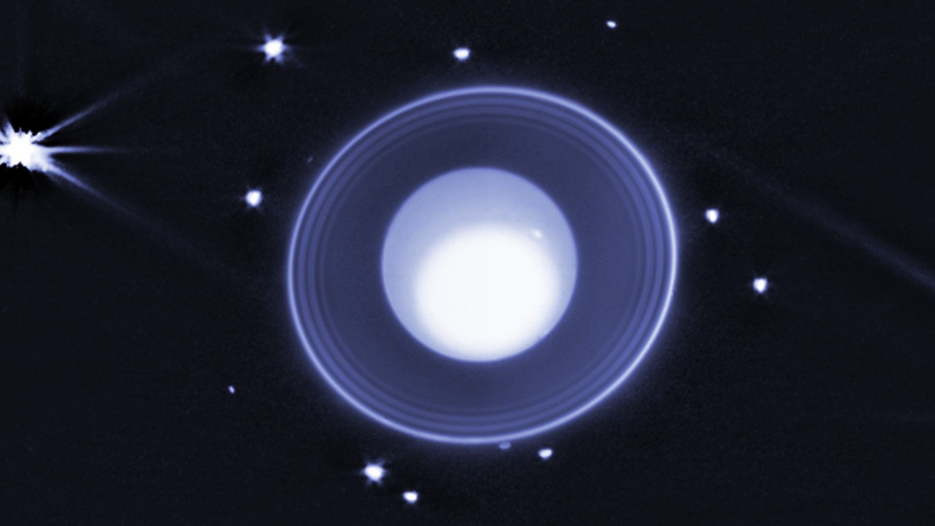 Uranus and Its New Moon — Desktop HD