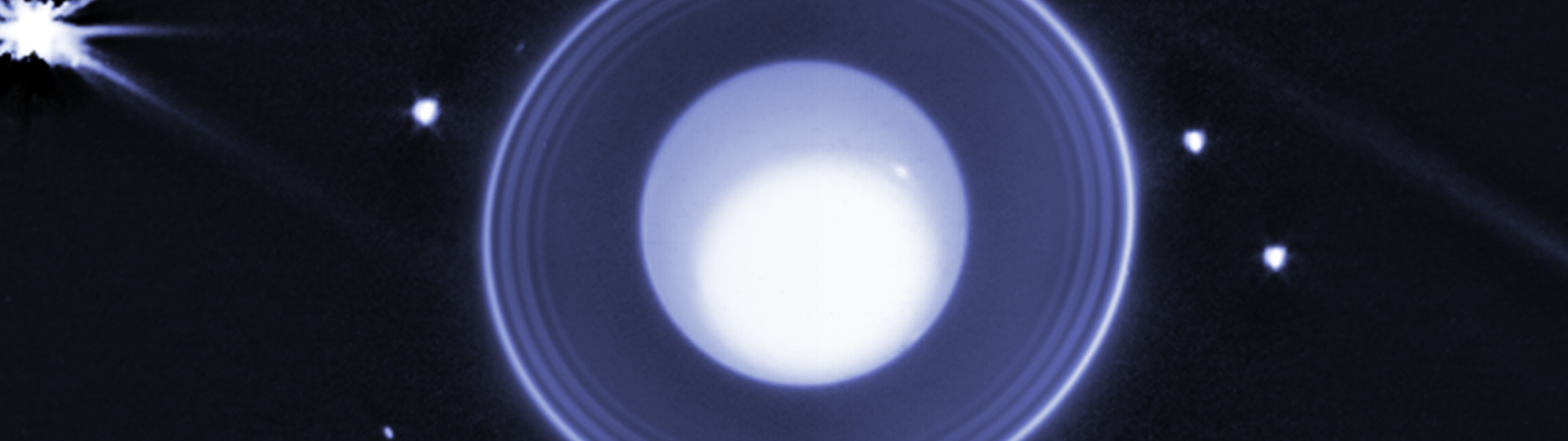 Uranus and Its New Moon — Super Ultrawide