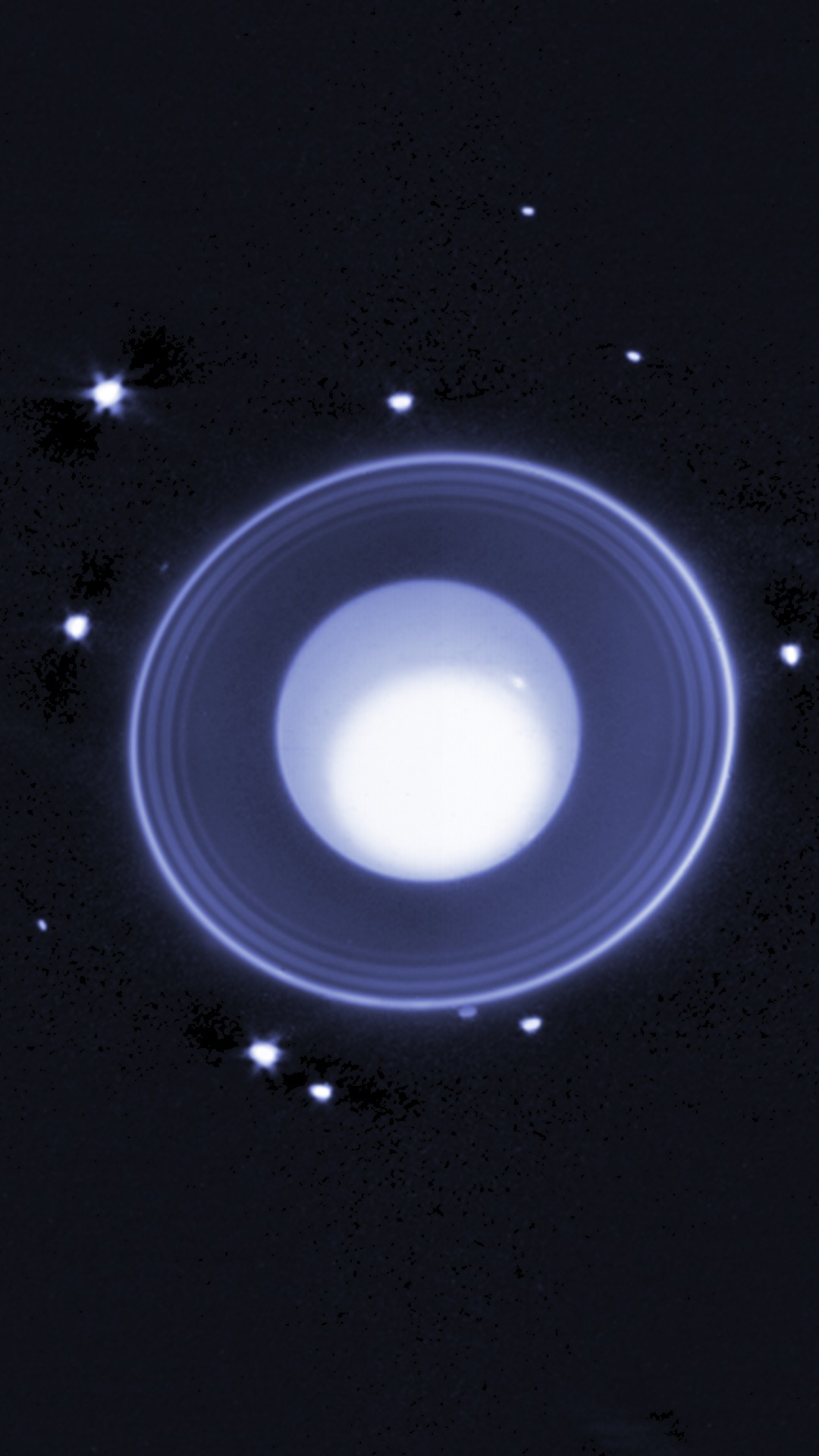 Uranus and Its New Moon — AMOLED Optimised