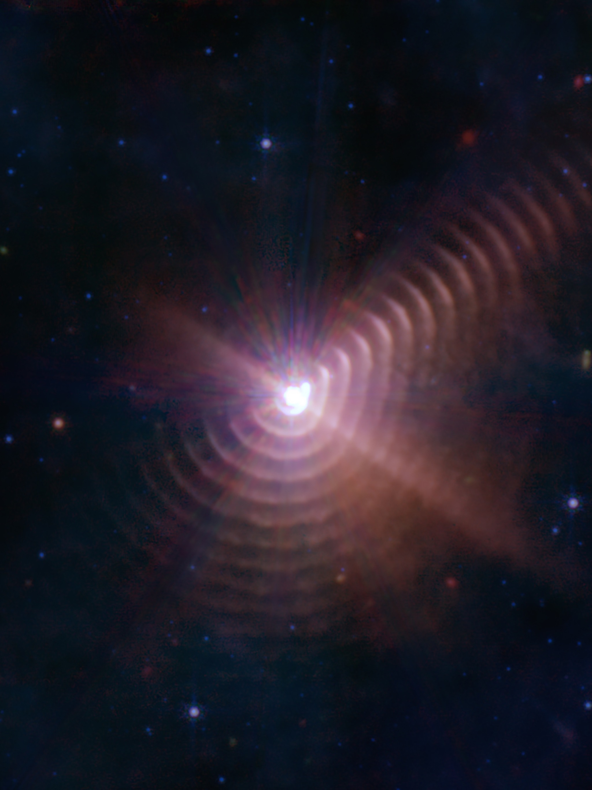 Dust Rings in the Wolf-Rayet 140 System — iPad