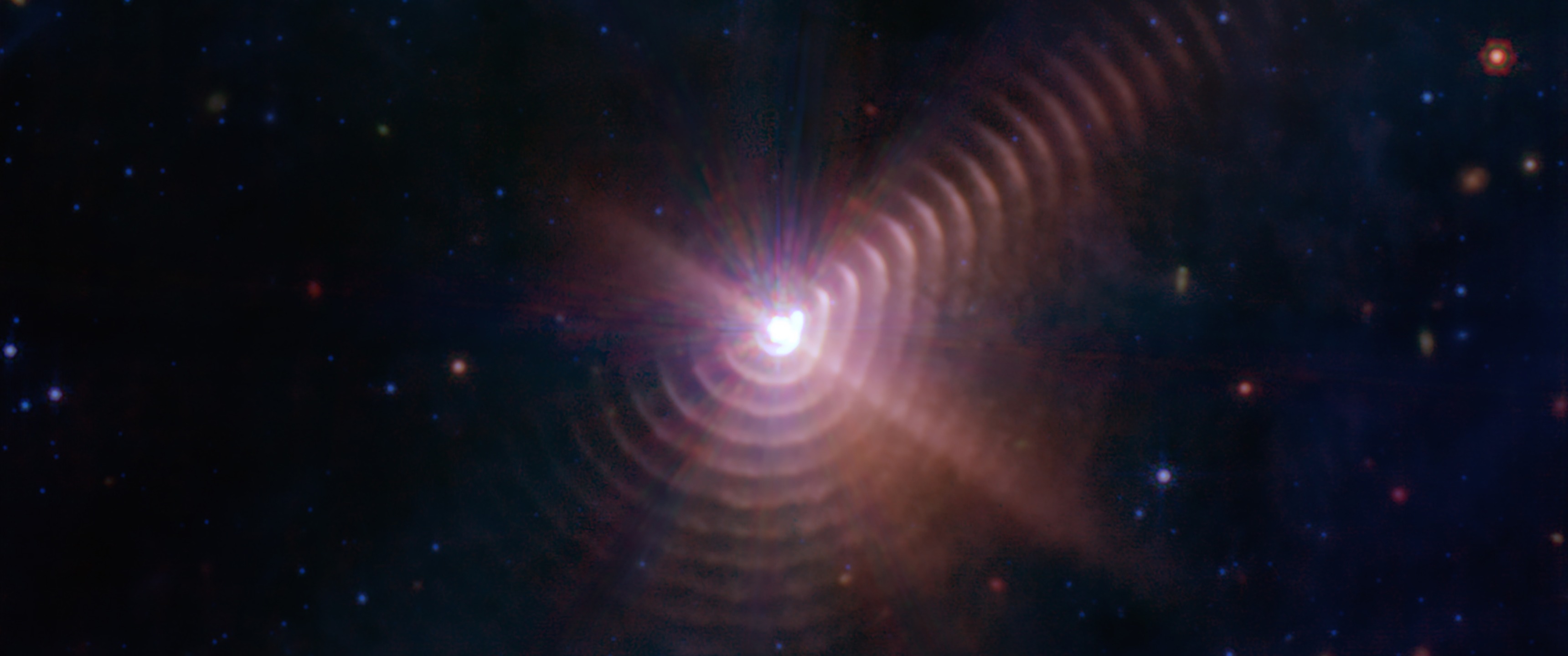 Dust Rings in the Wolf-Rayet 140 System — Ultrawide 1440p